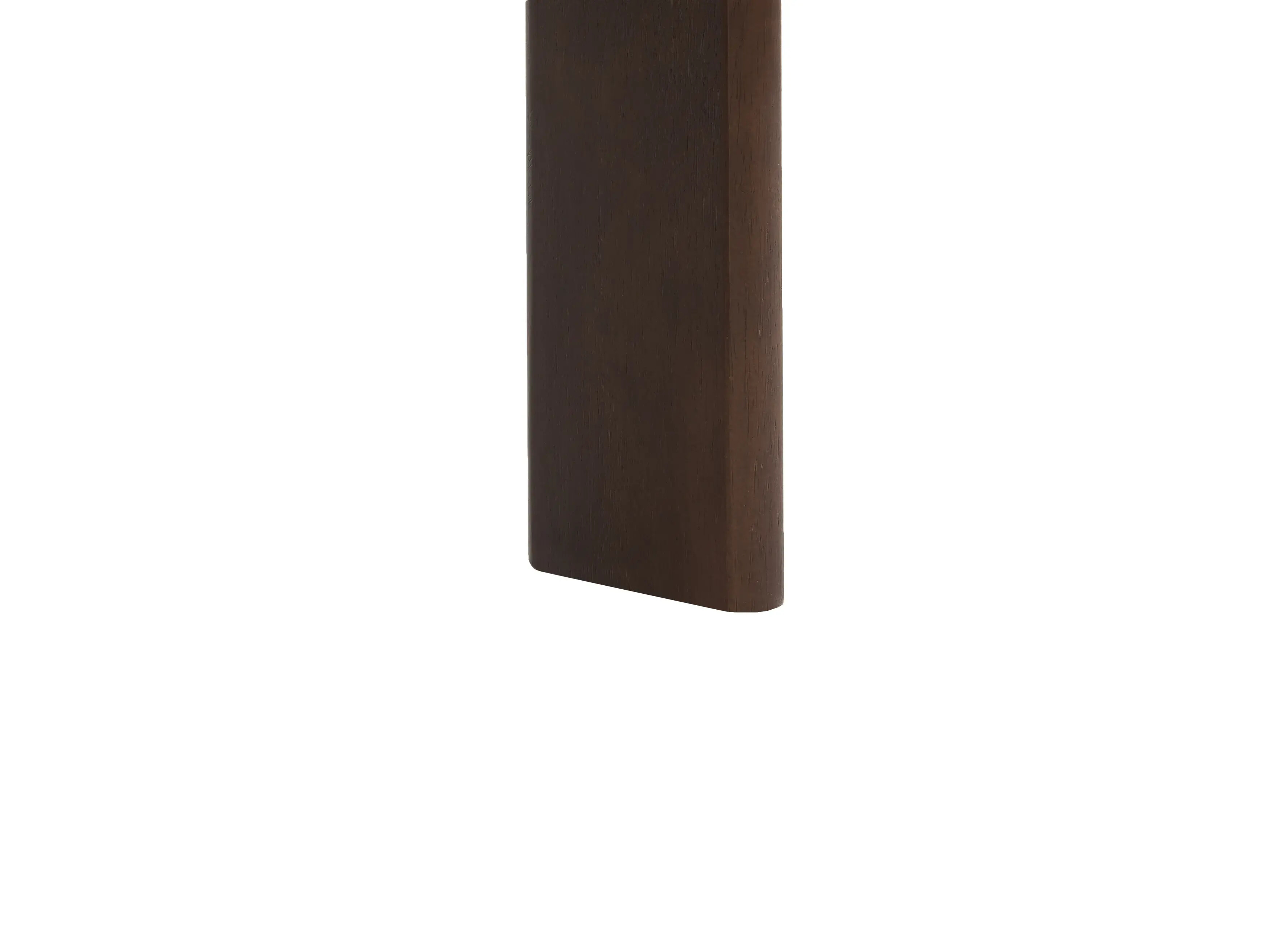Upholstered bench Berwyn 3271 (White + Dark brown)