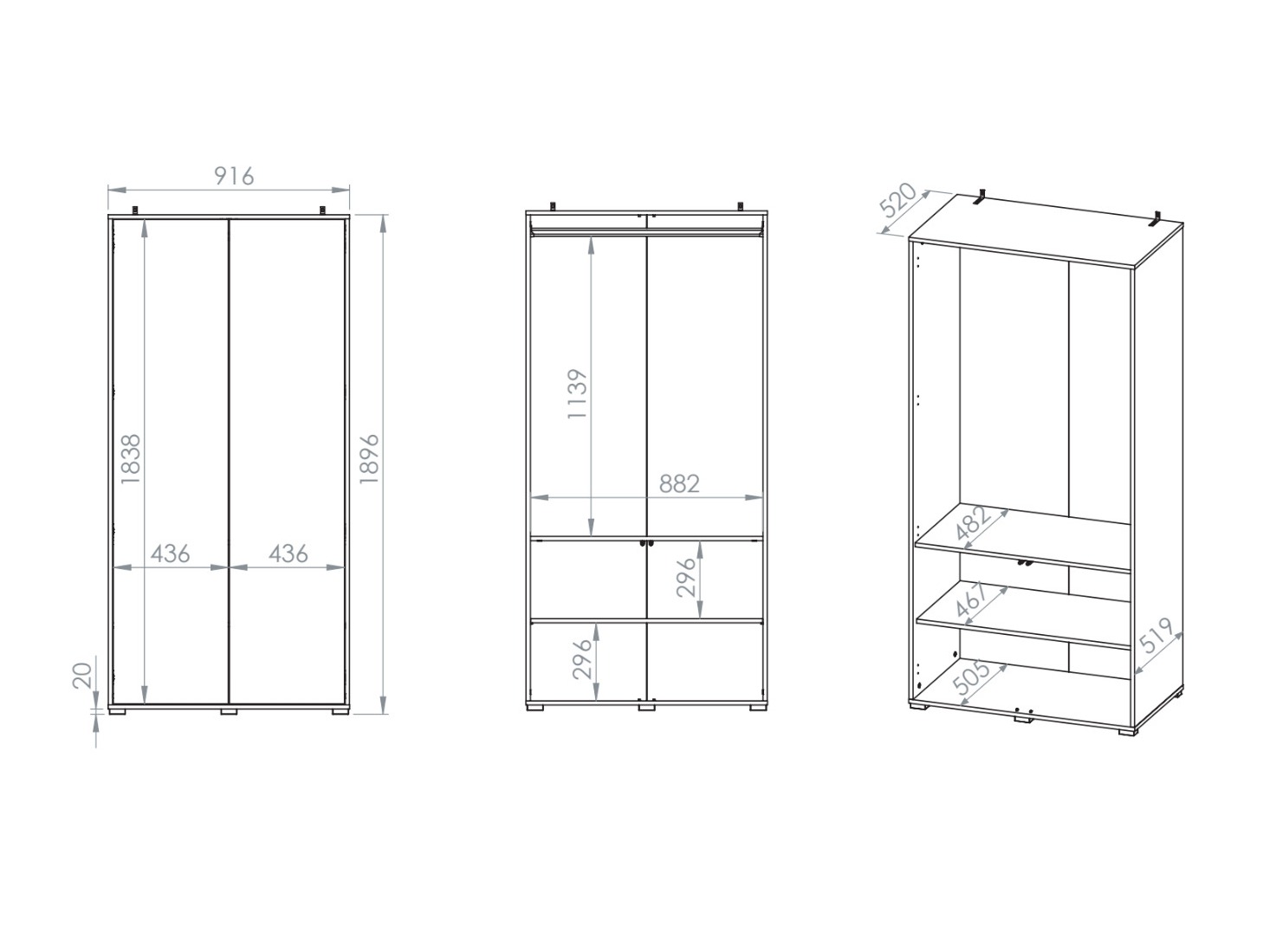 Ντουλάπα Morsero 103