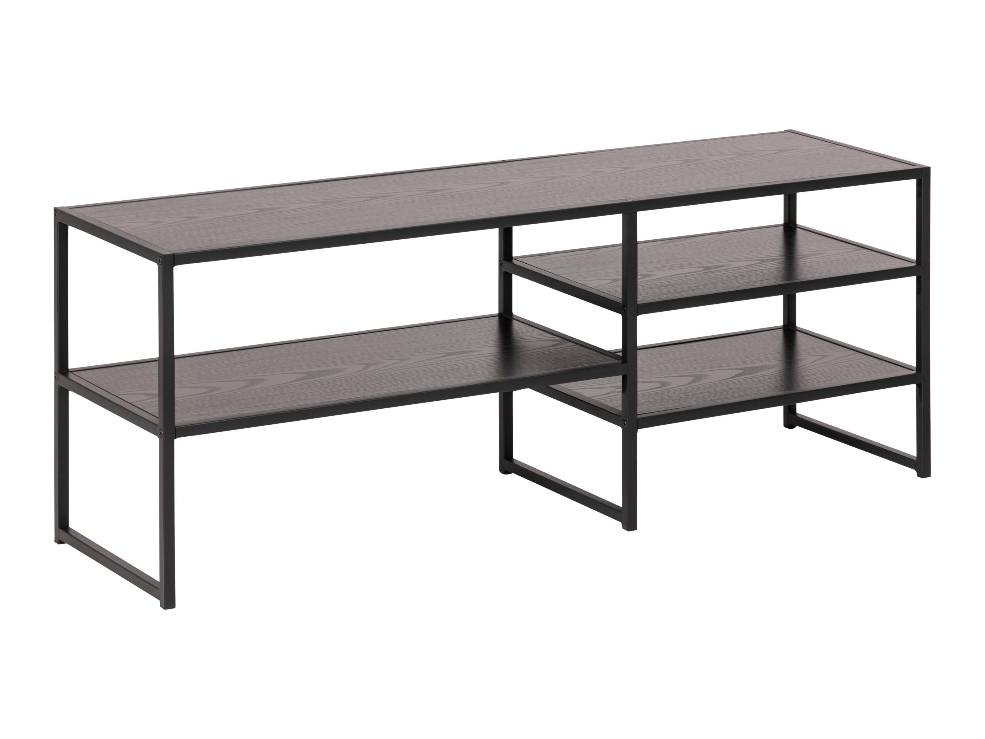 Έπιπλο τηλεόρασης Norsica Sevferi 135 (Μαύρη Φράξος + Μαύρο)