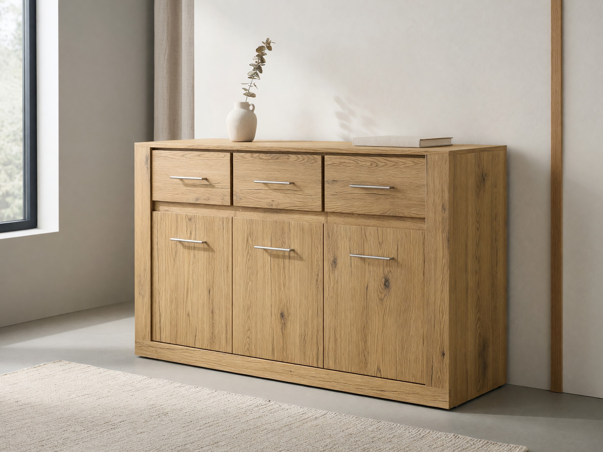 Chest of drawers Cirdelu 109 (San Remo oak)