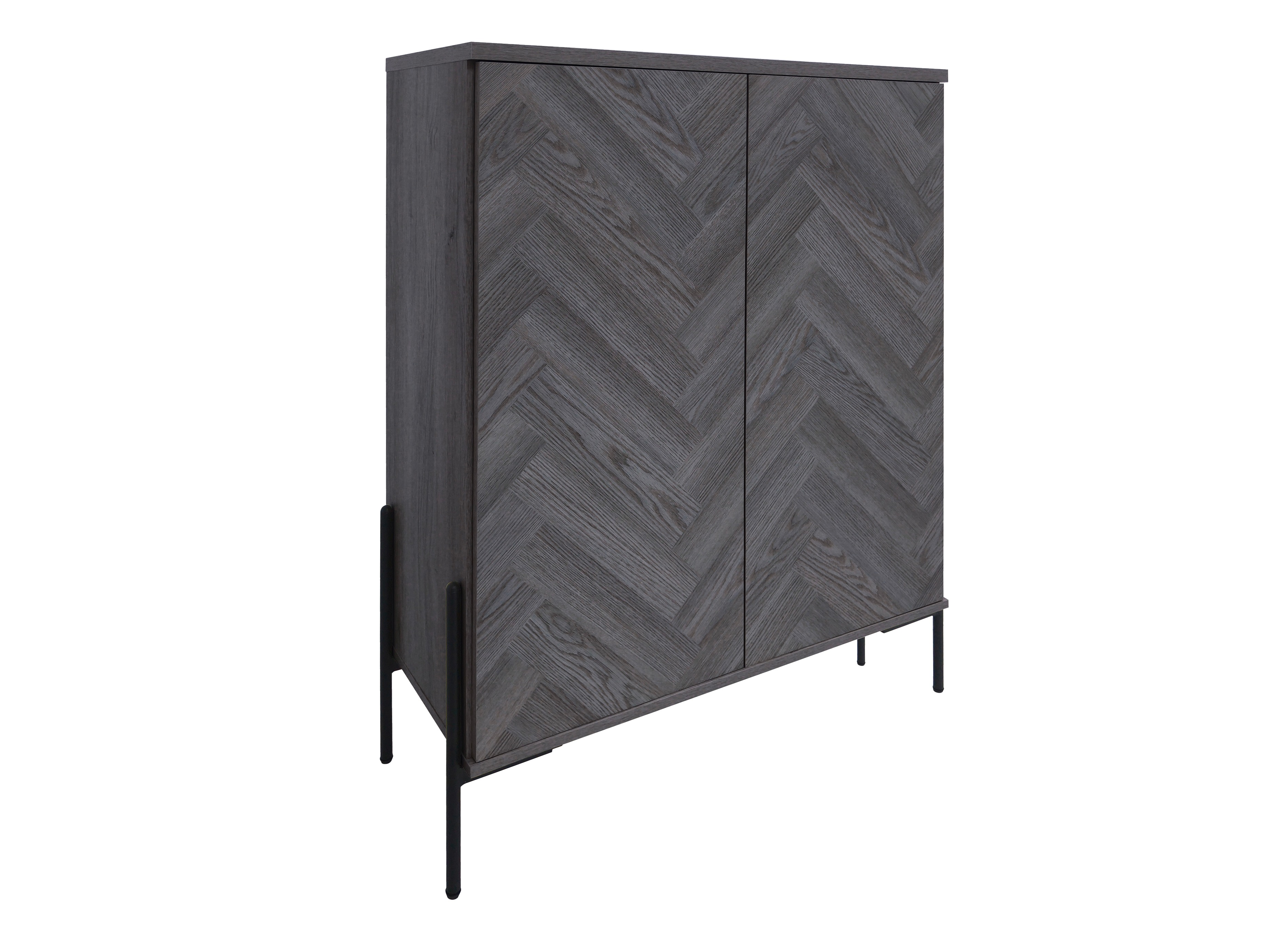 Μπουφέ Denton 1524 (Γκρι δρυς)