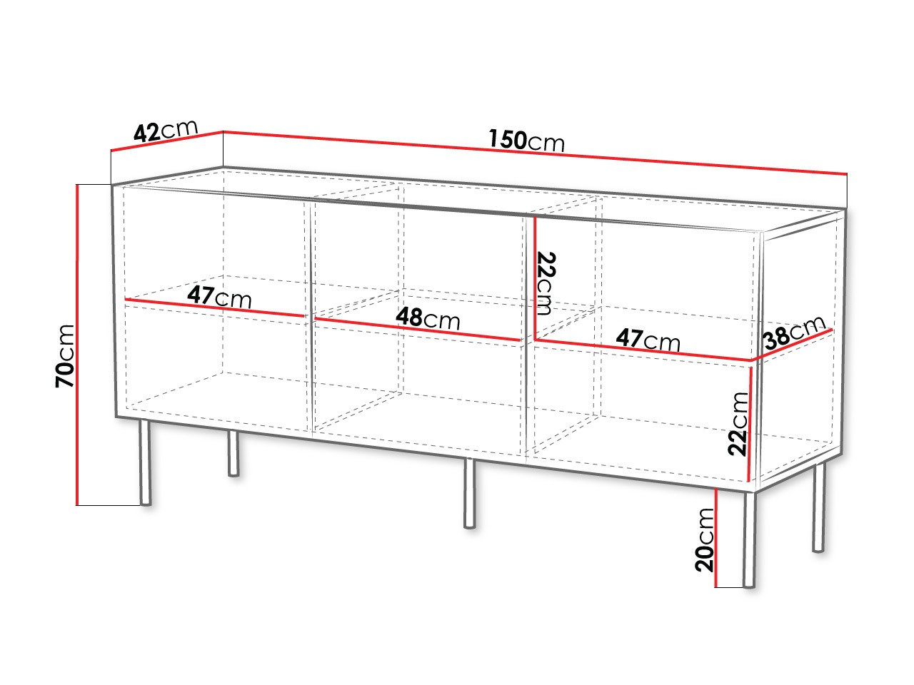 Μπουφέ Morbala 100