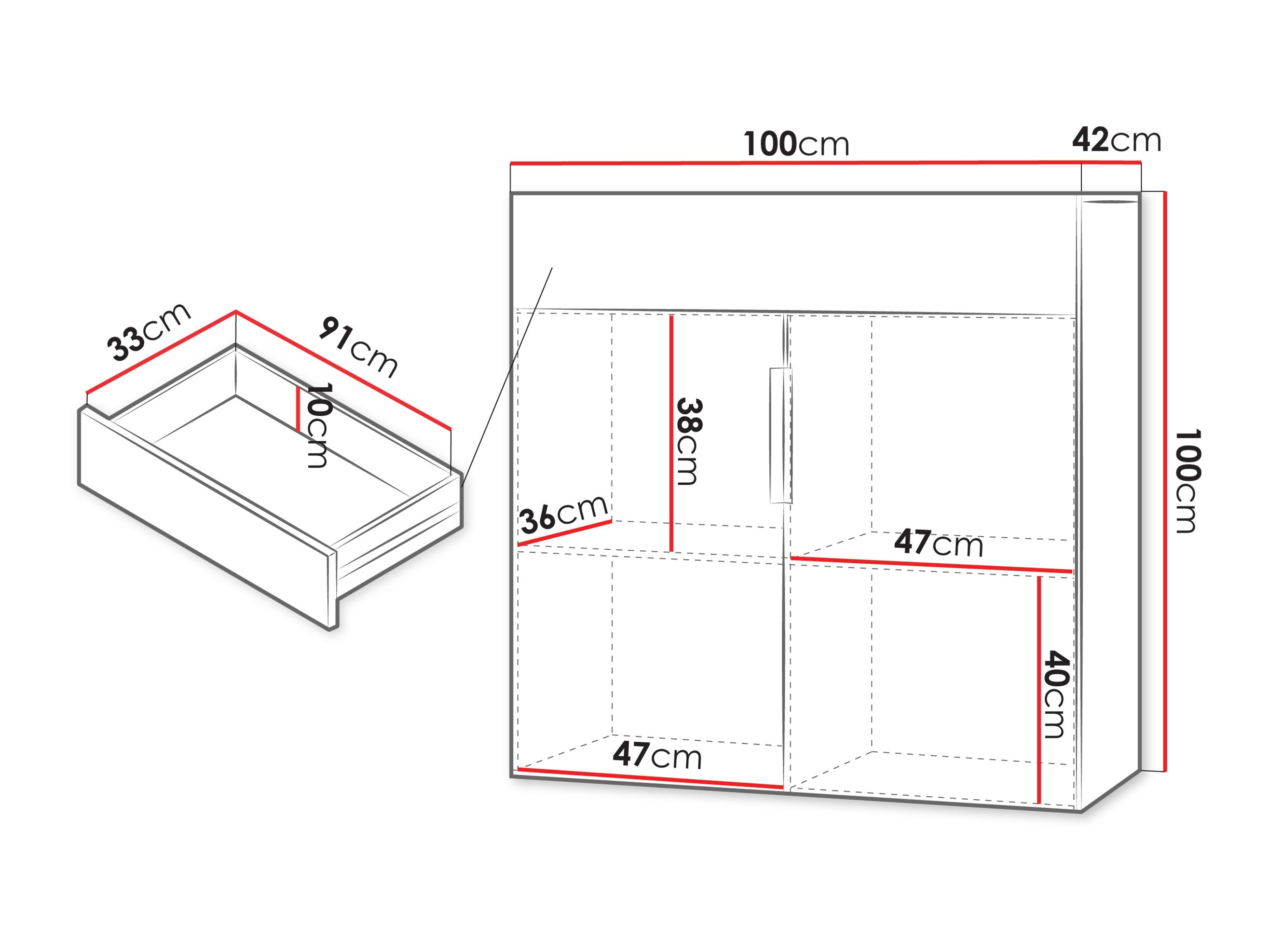 Συρταριέρα Comfivo 558