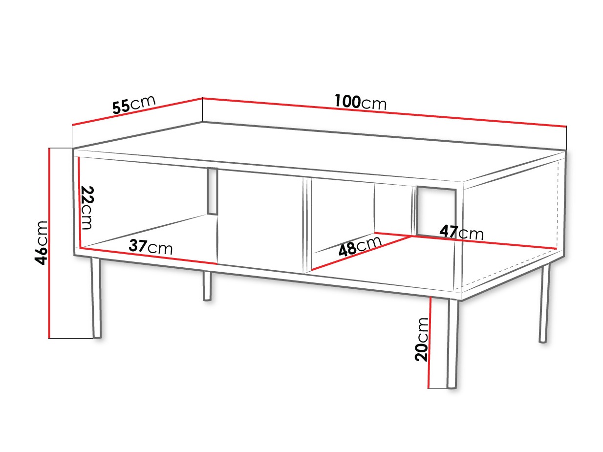 Τραπεζάκι σαλονιού Morbala 101