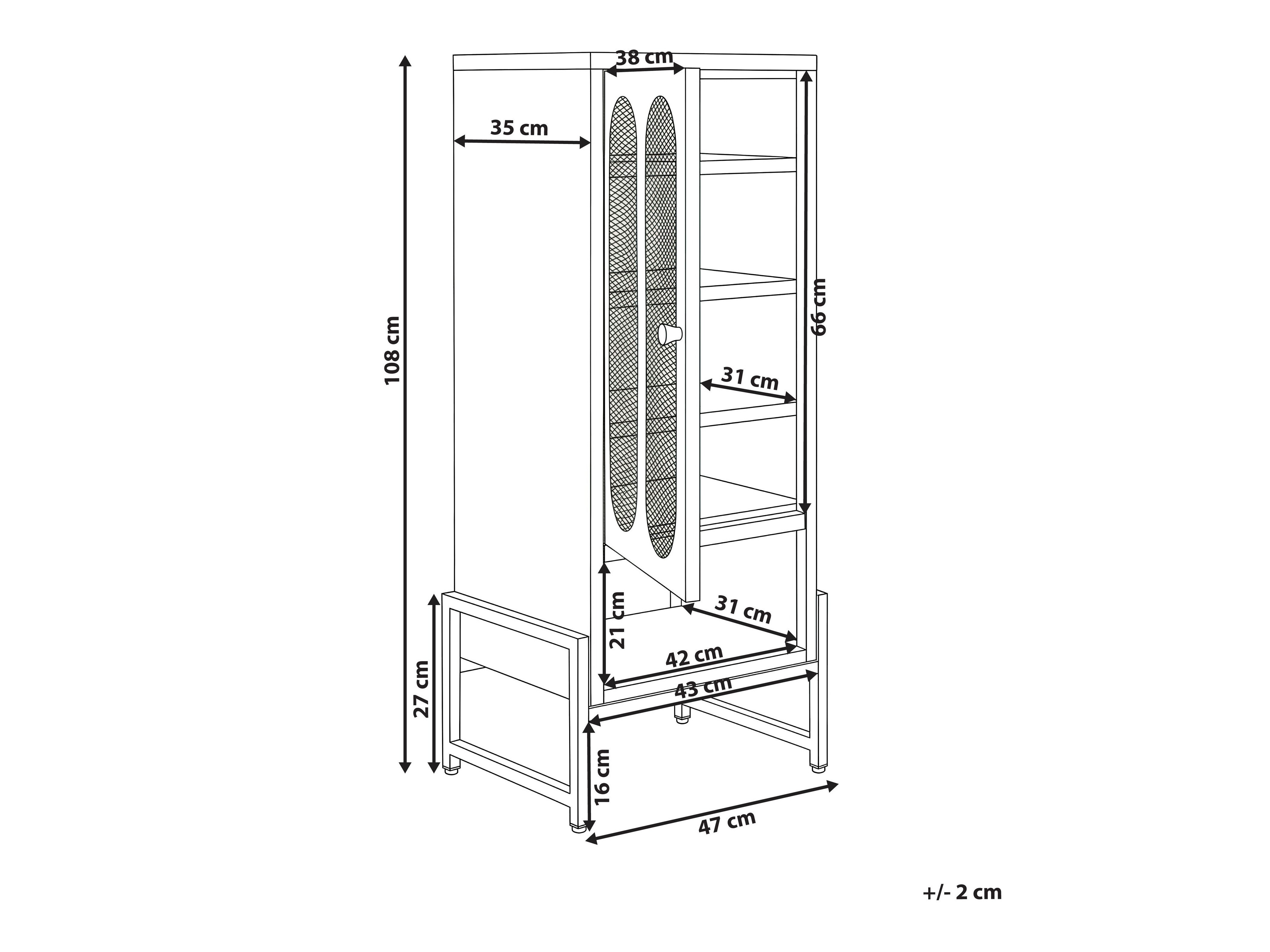 Μπουφέ Berwyn 3279 (Άσπρο)