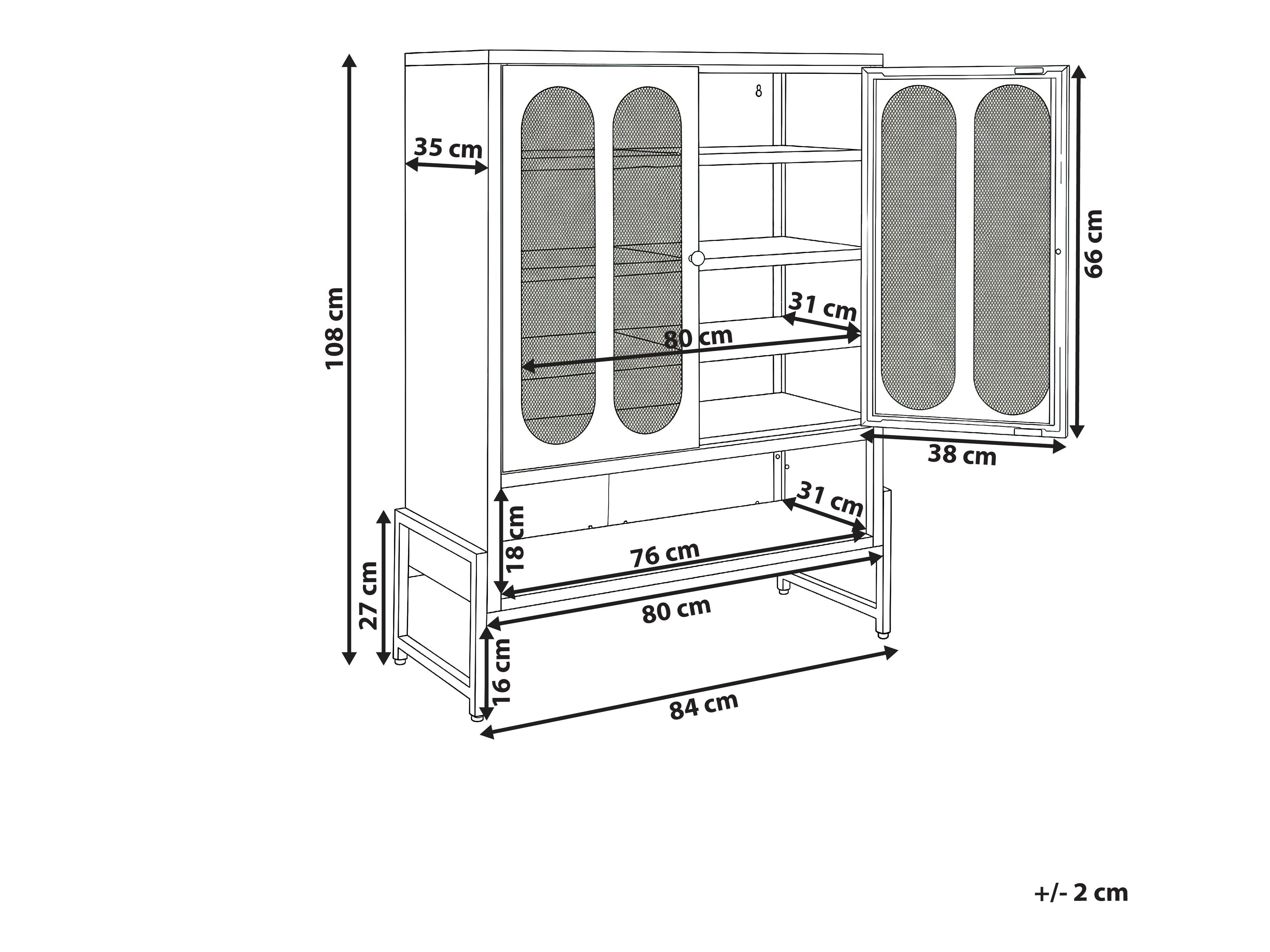 Μπουφέ Berwyn 3280 (Μπεζ)