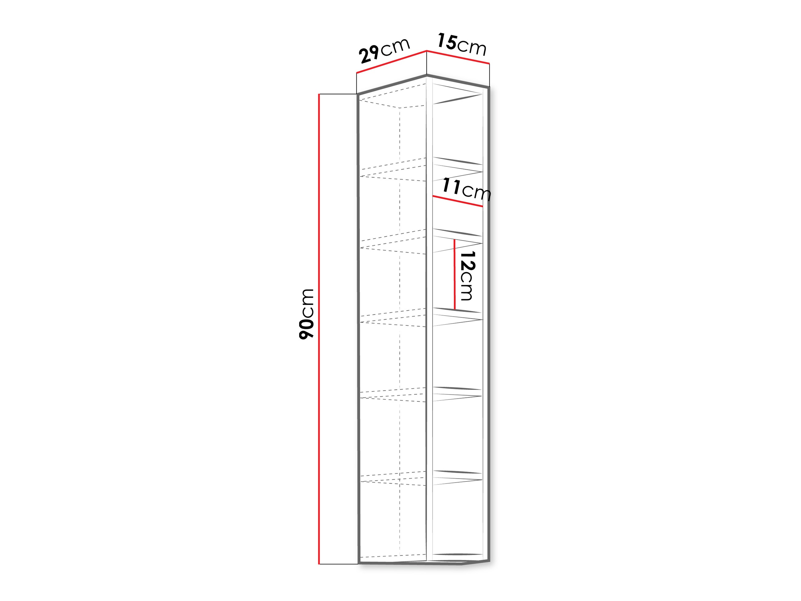 Ράφι τοίχου Sole 105