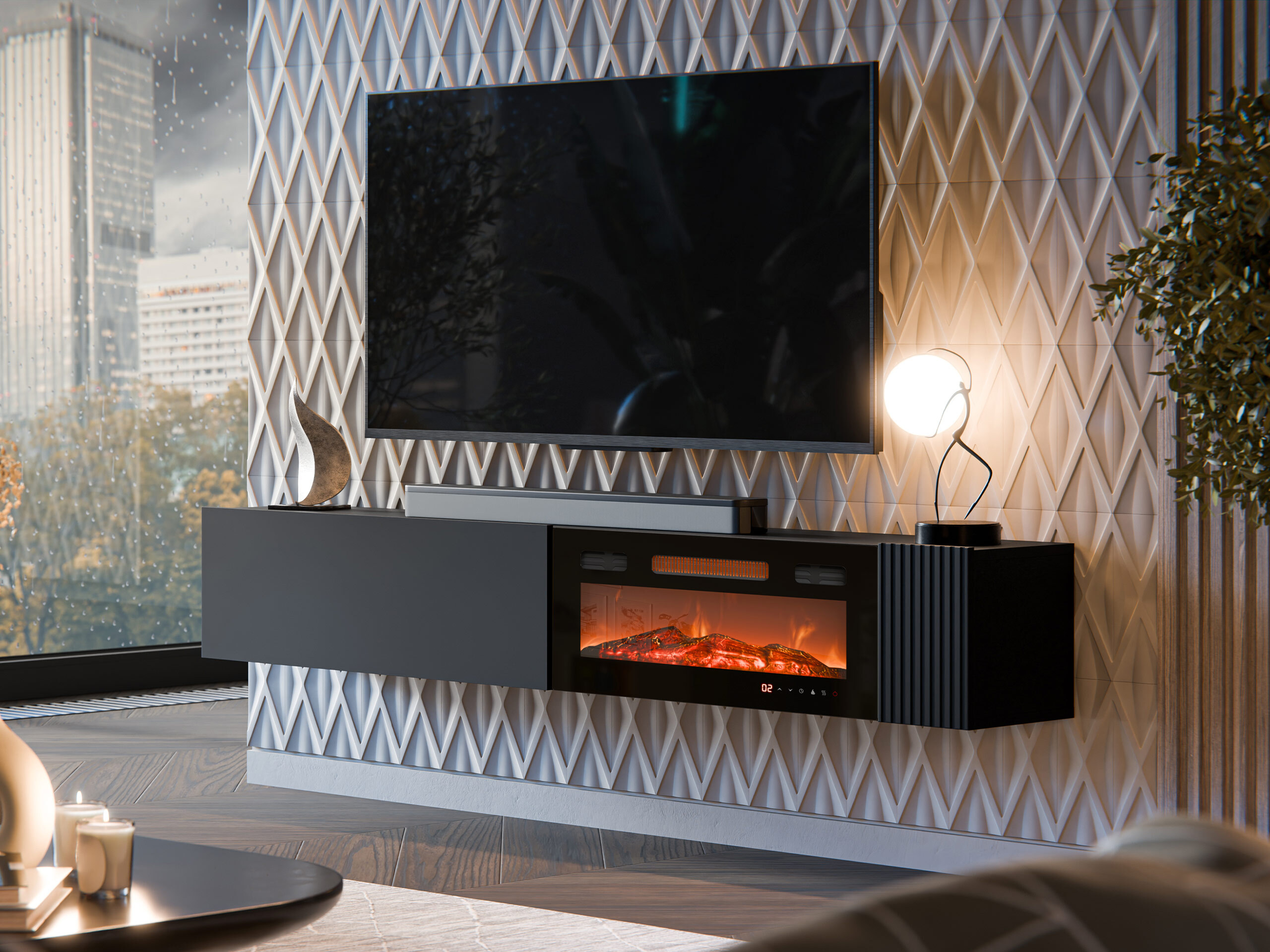 TV stand Species I (Black)