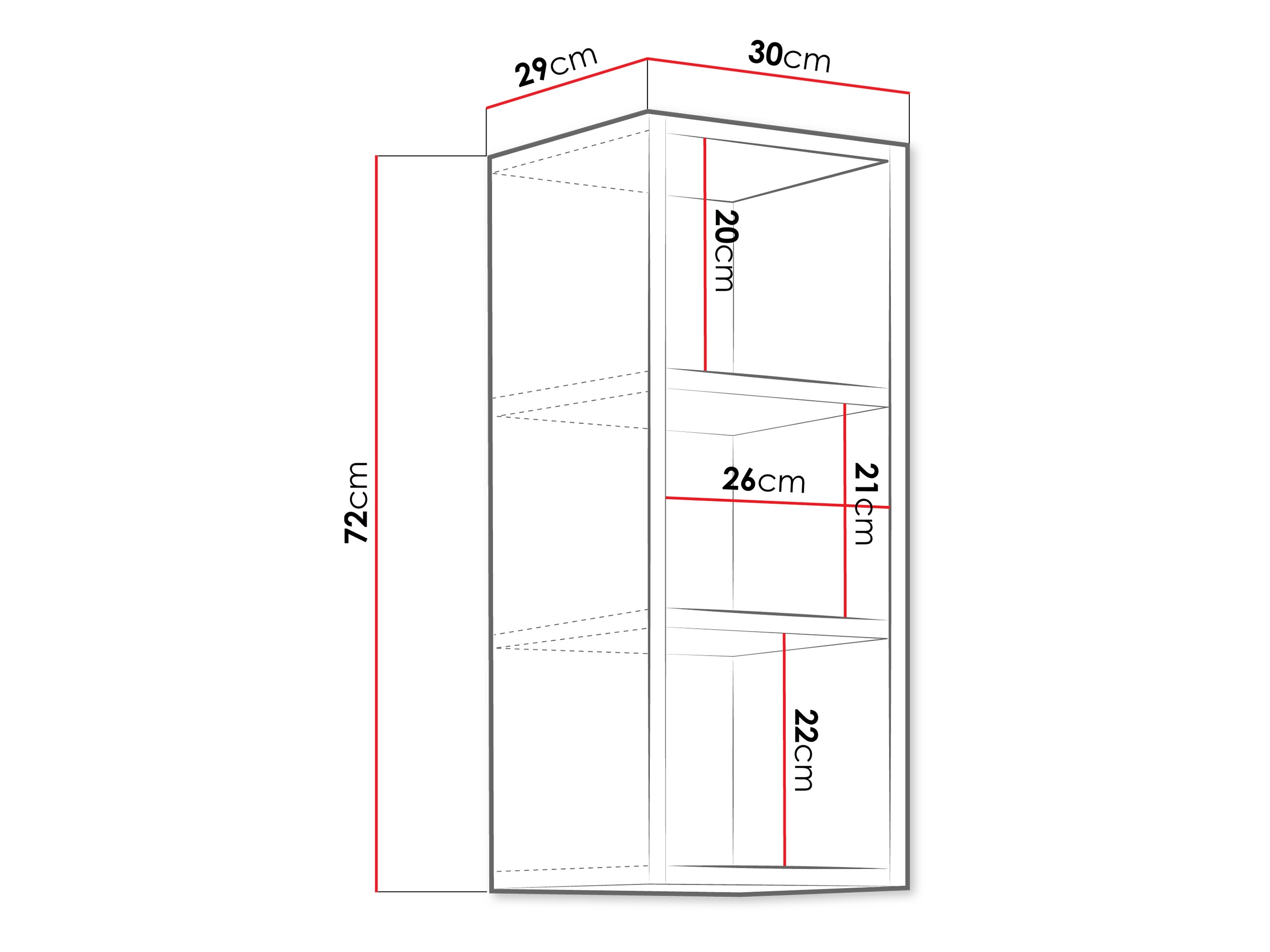 Wall shelf Sole 108