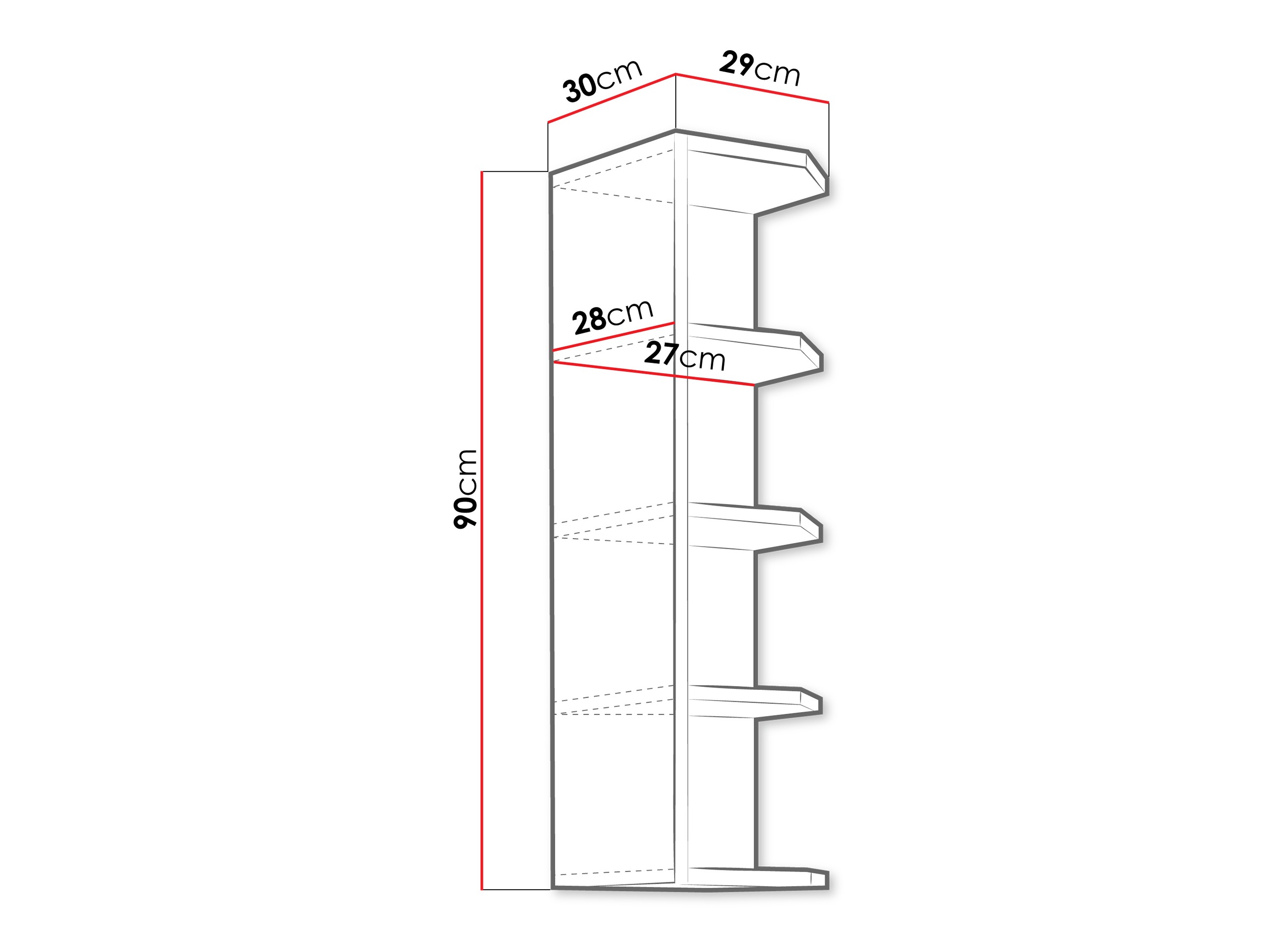 Wall shelf Sole 111