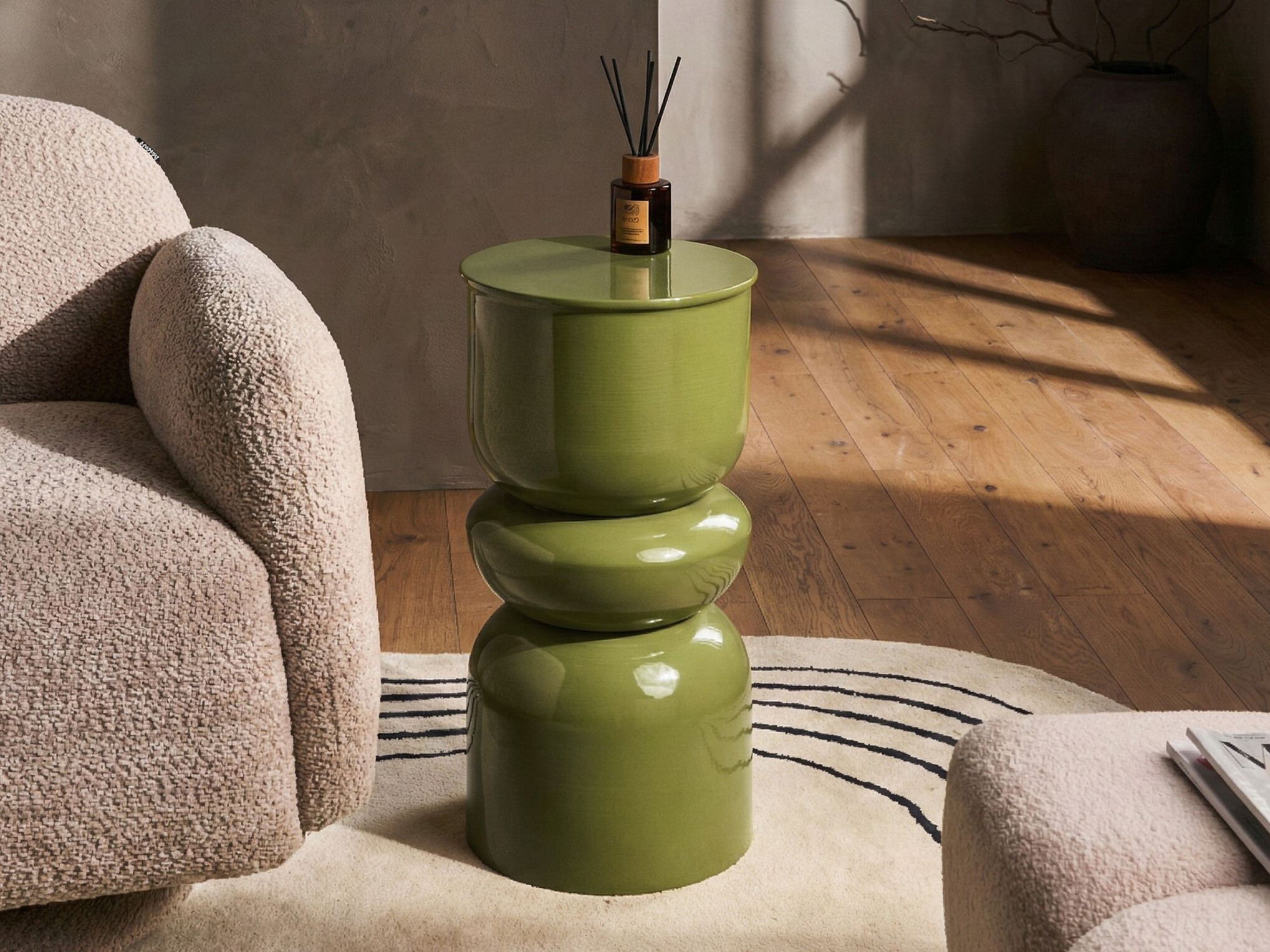 Βοηθητικό τραπεζάκι Berwyn 3293 (Ανοιχτό λαδί)