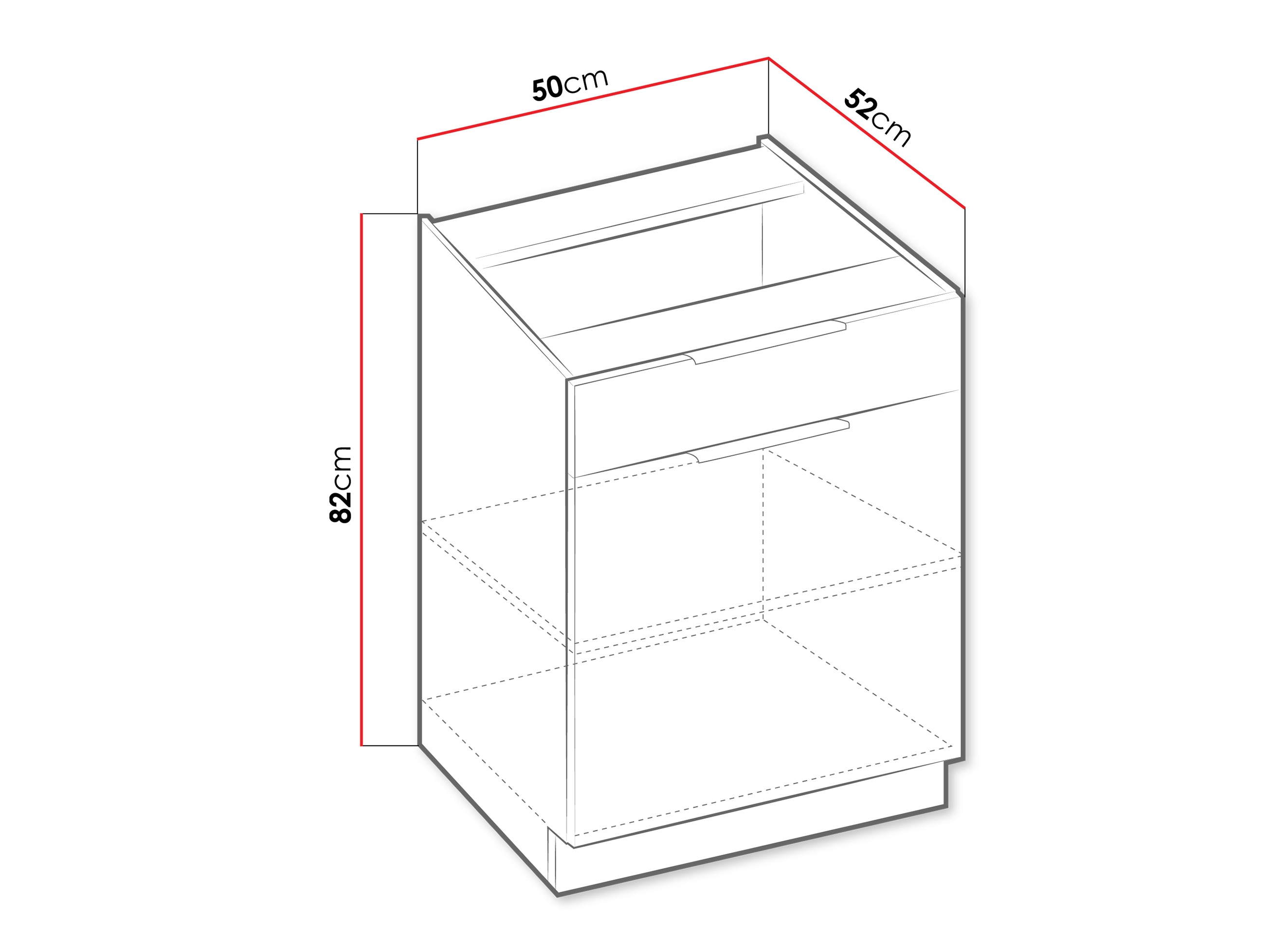 Πολυμορφικό ντουλάπι με συρτάρι και πόρτες Sole 121