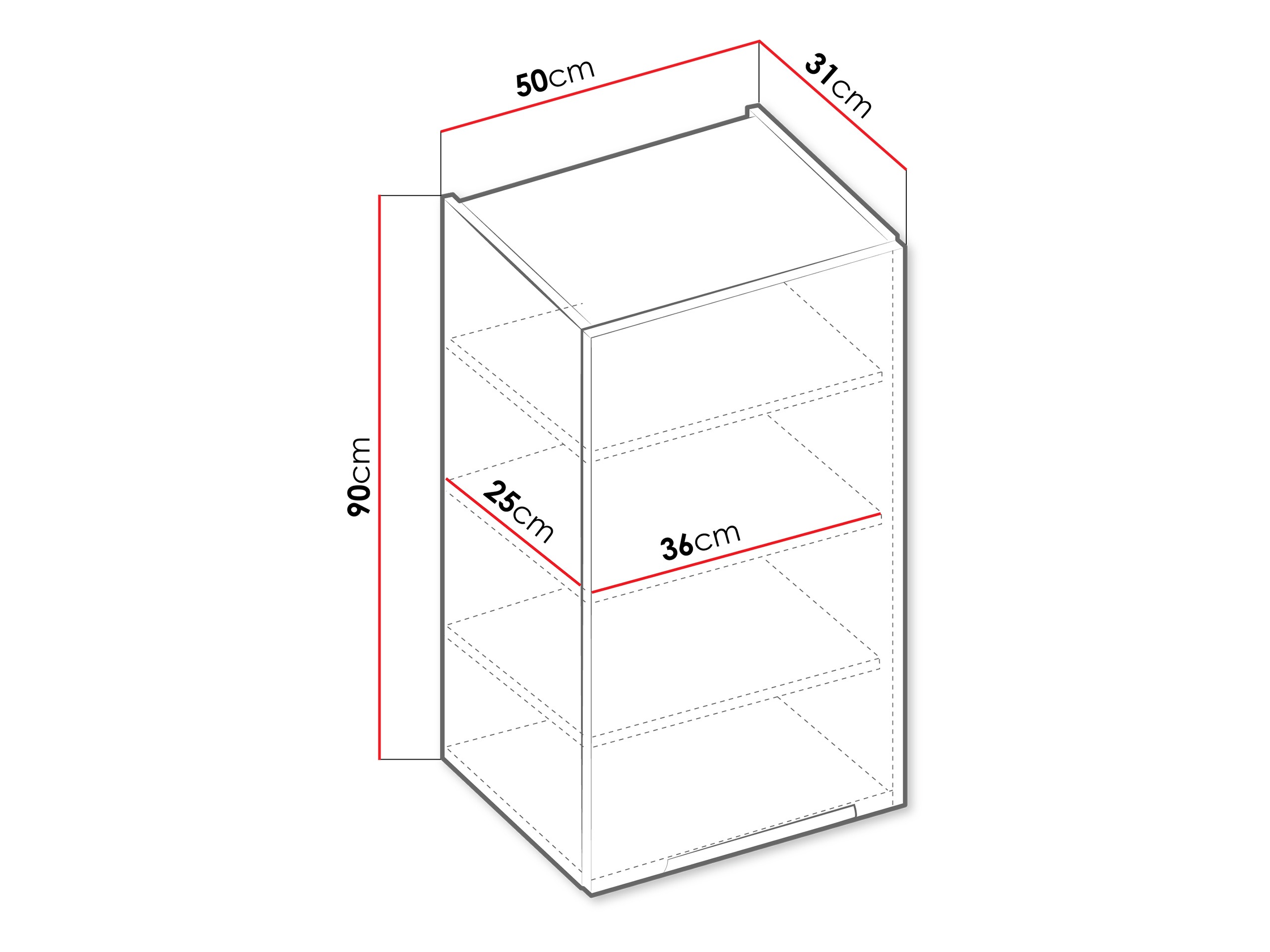 Πολυμορφικό ντουλάπι τοίχου Sole 123