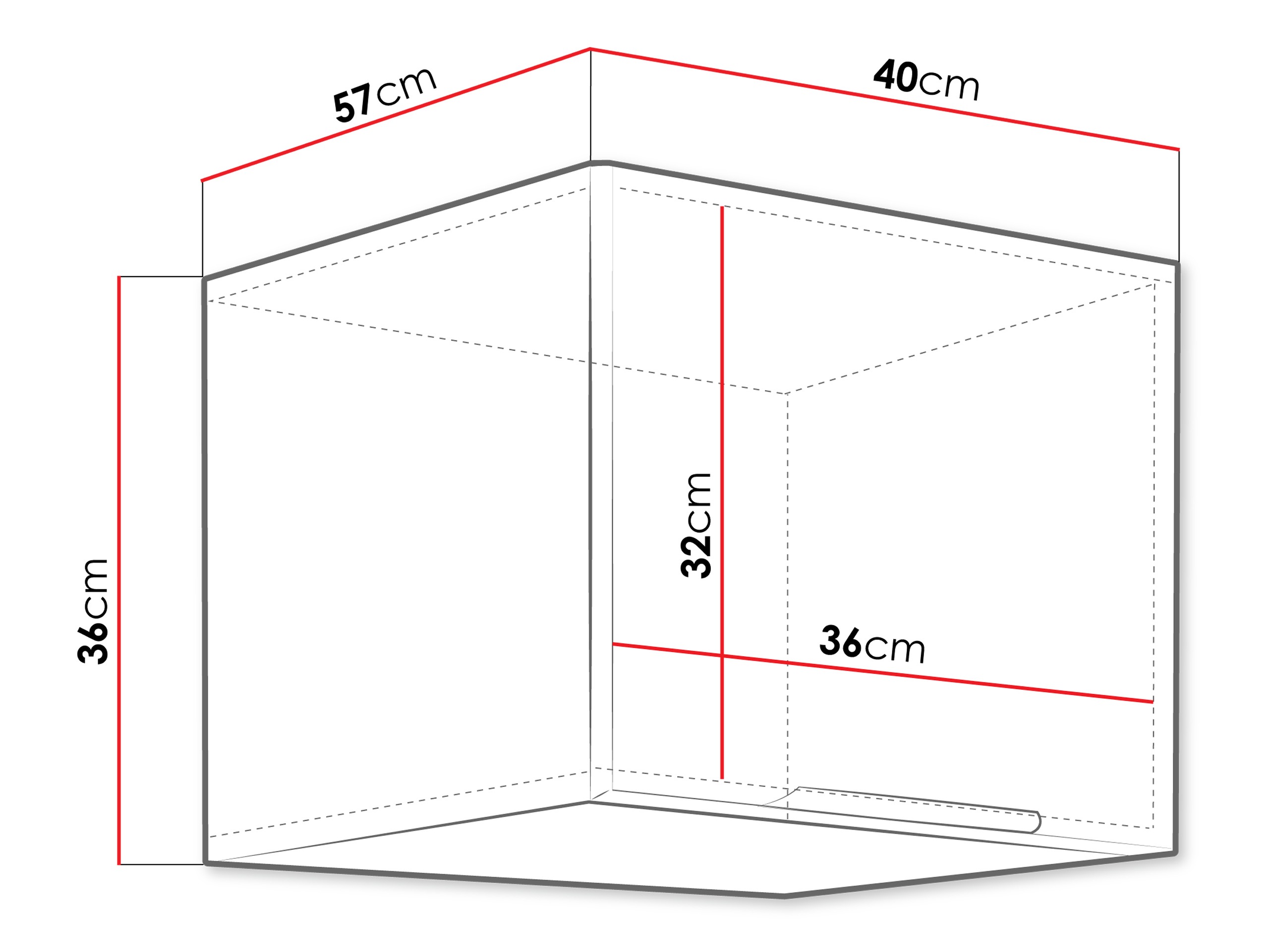Πολυμορφικό ντουλάπι τοίχου Sole 127