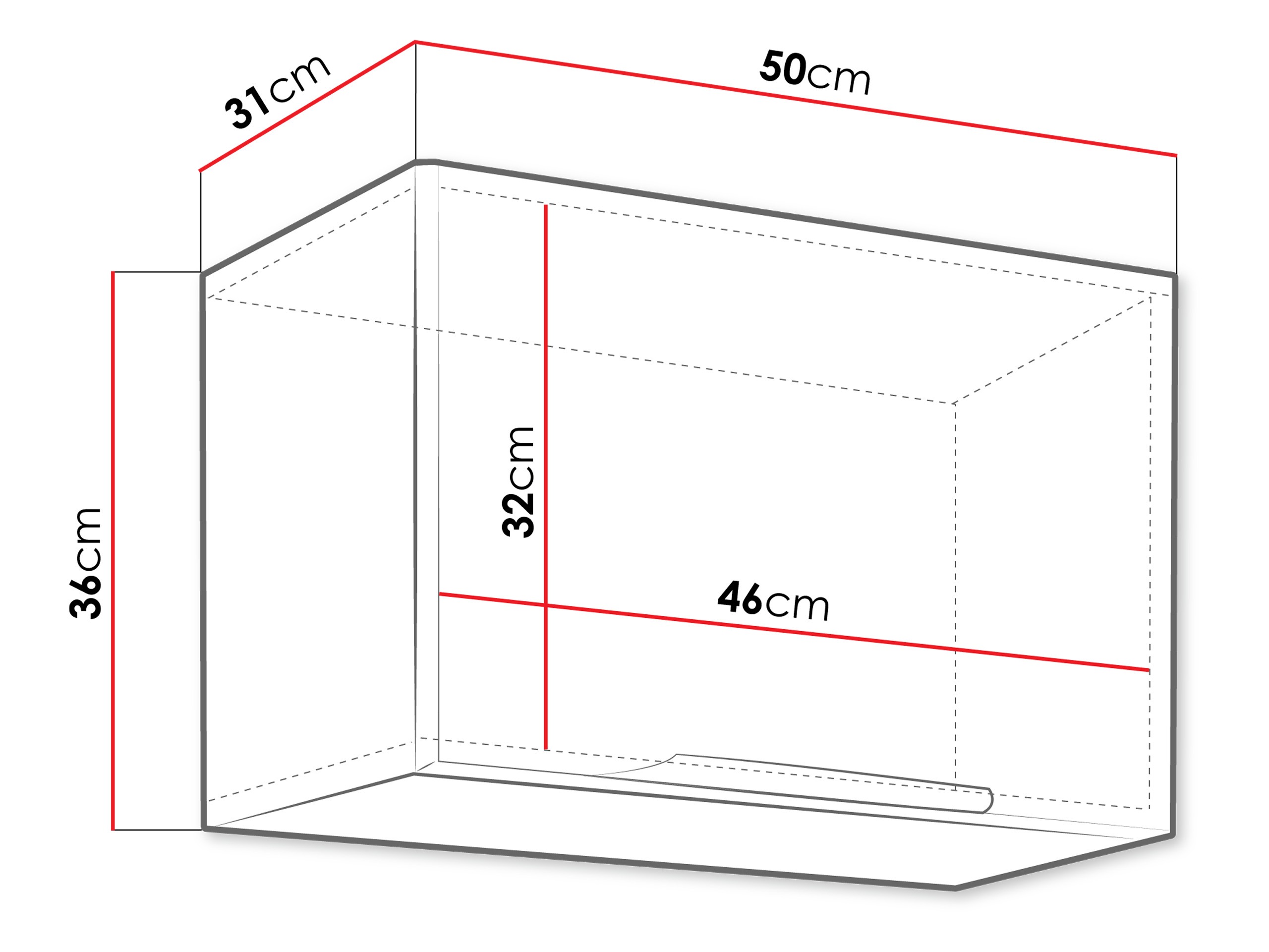 Πολυμορφικό ντουλάπι τοίχου Sole 128