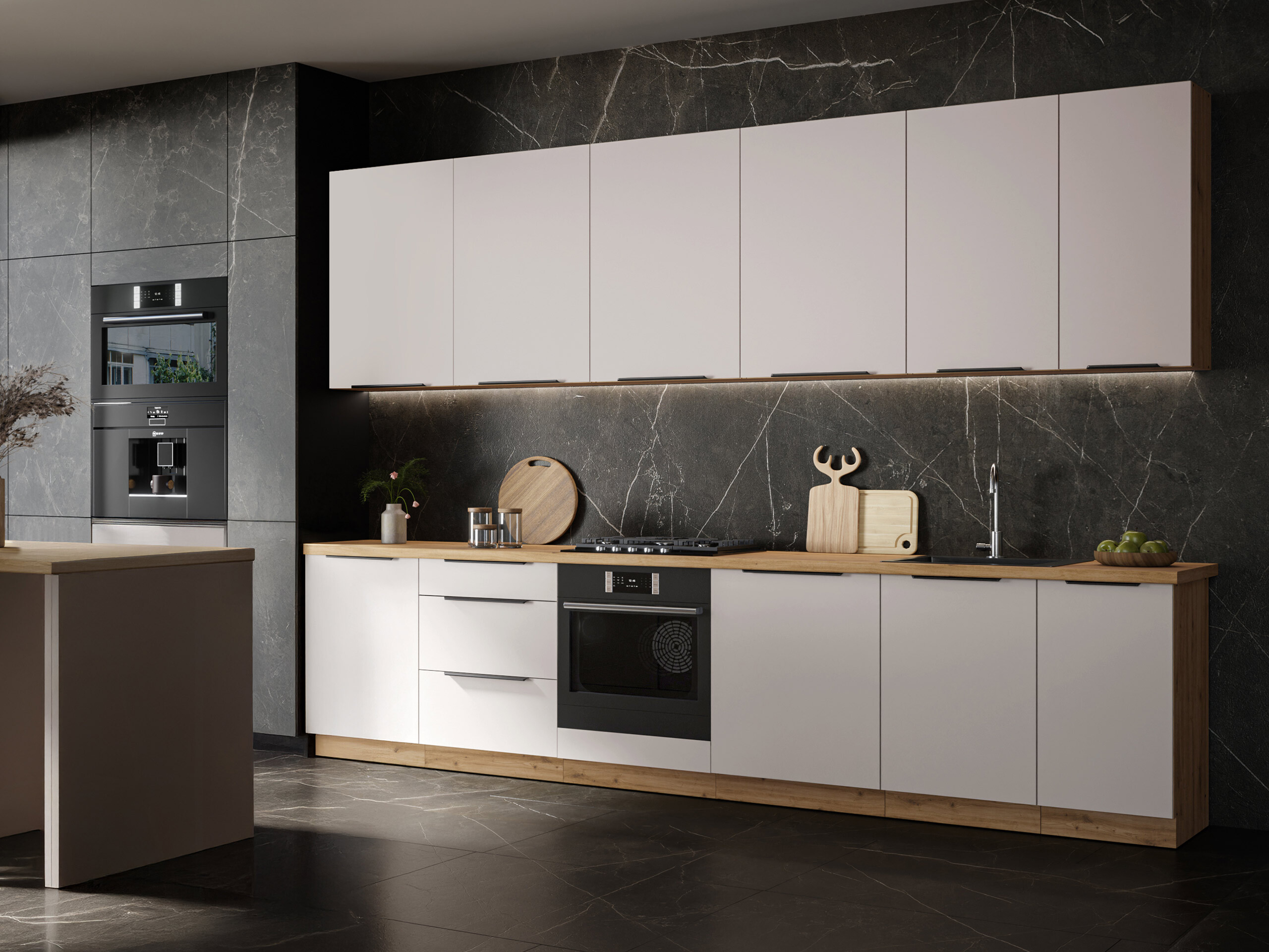 Πολυμορφικό ντουλάπι τοίχου Sole 136