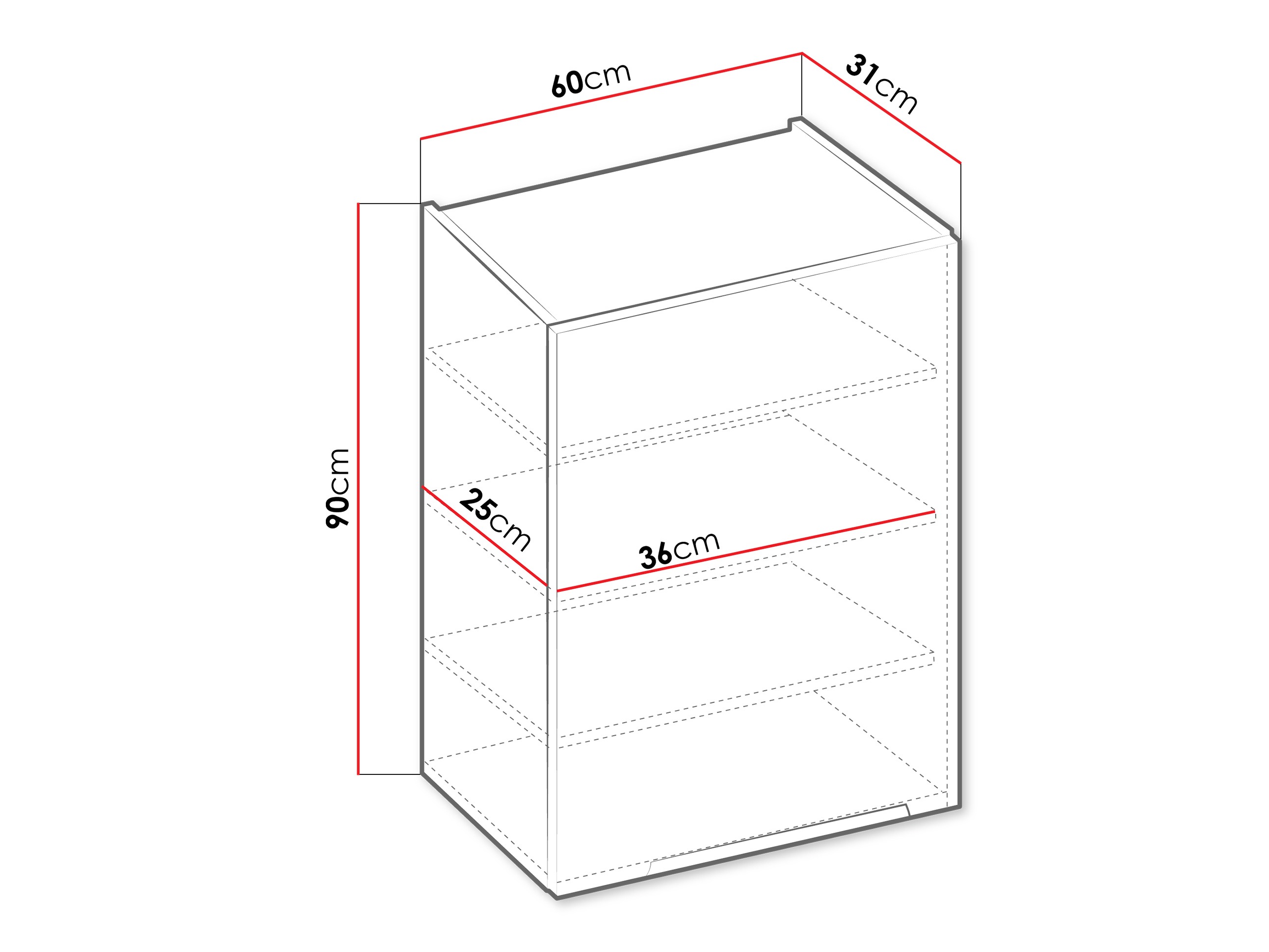 Πολυμορφικό ντουλάπι τοίχου Sole 137