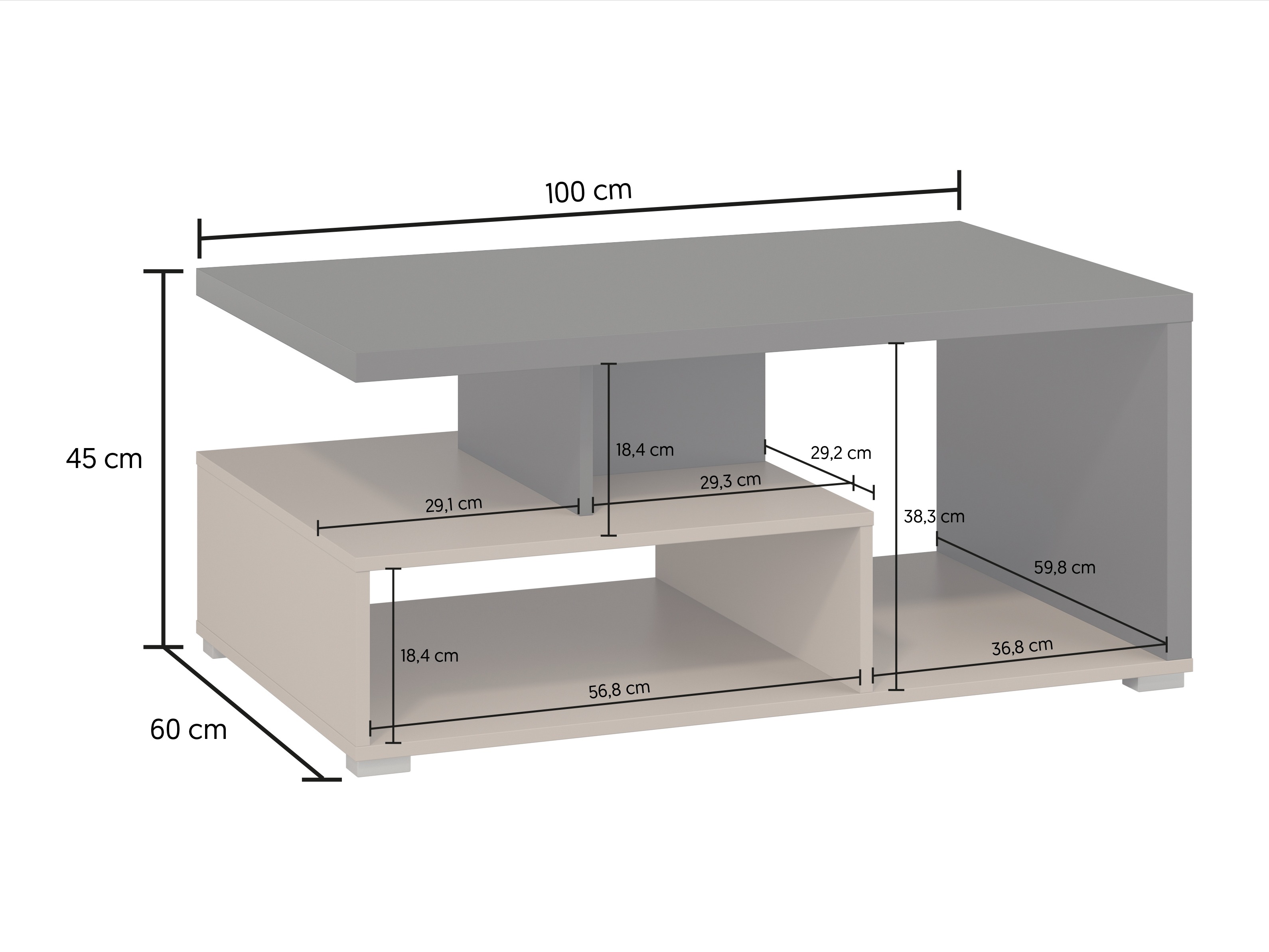 Τραπεζάκι σαλονιού Virvele 100