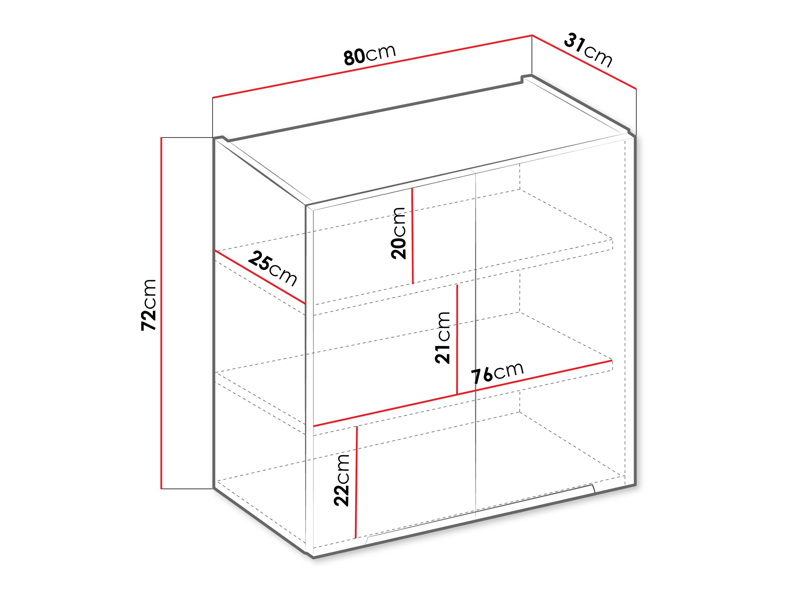 Πολυμορφικό ντουλάπι τοίχου Sole 148