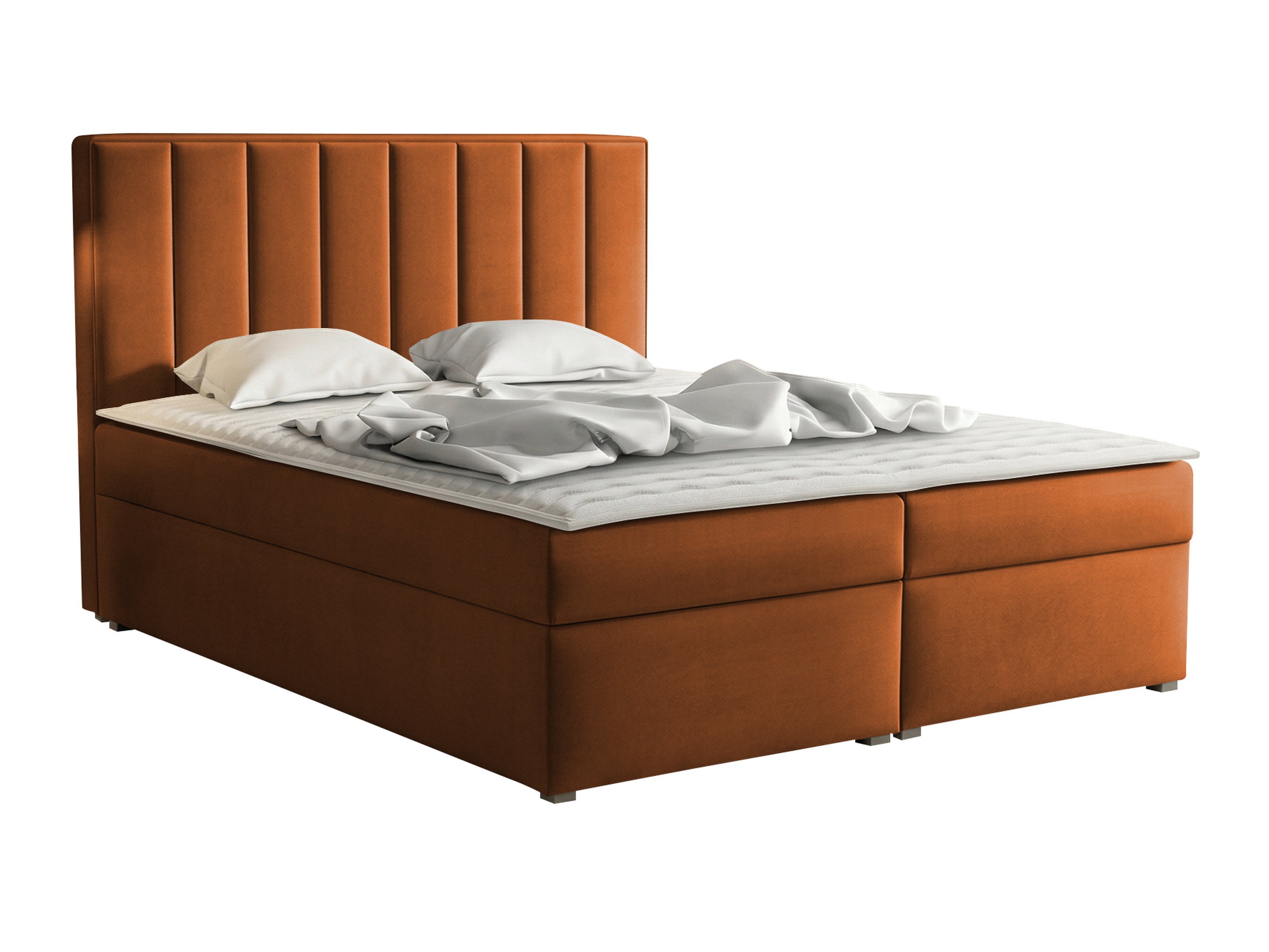 Κρεβάτι continental Pomona 116 (Magic βελούδινο 2213)