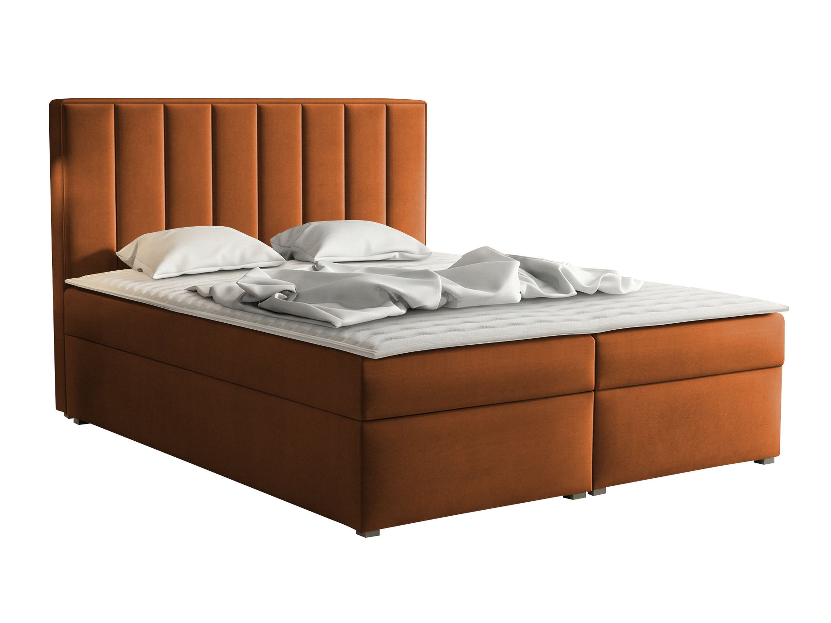 Κρεβάτι continental Pomona 116 (Magic βελούδινο 2213)