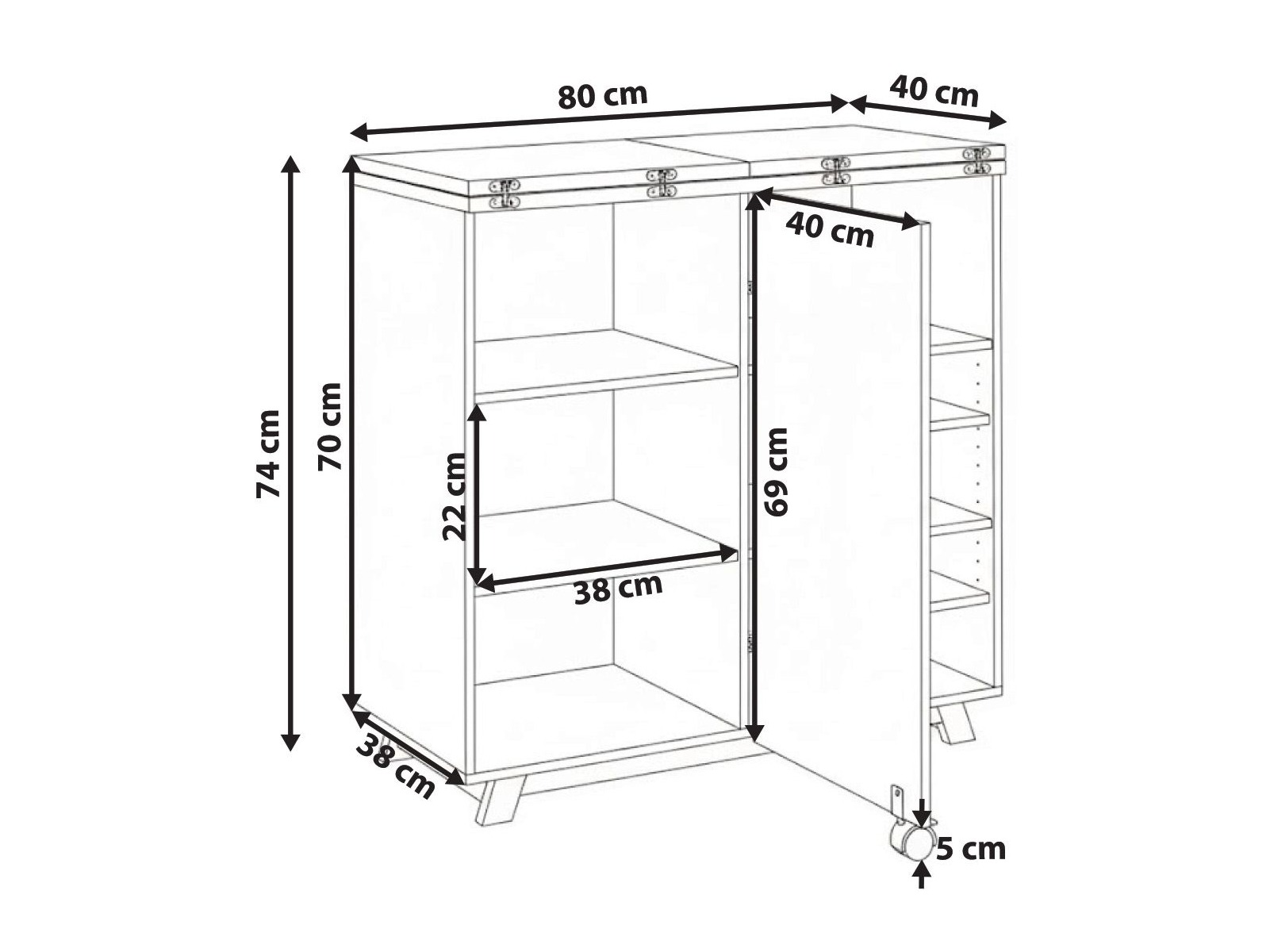 Μπουφέ Berwyn 3303
