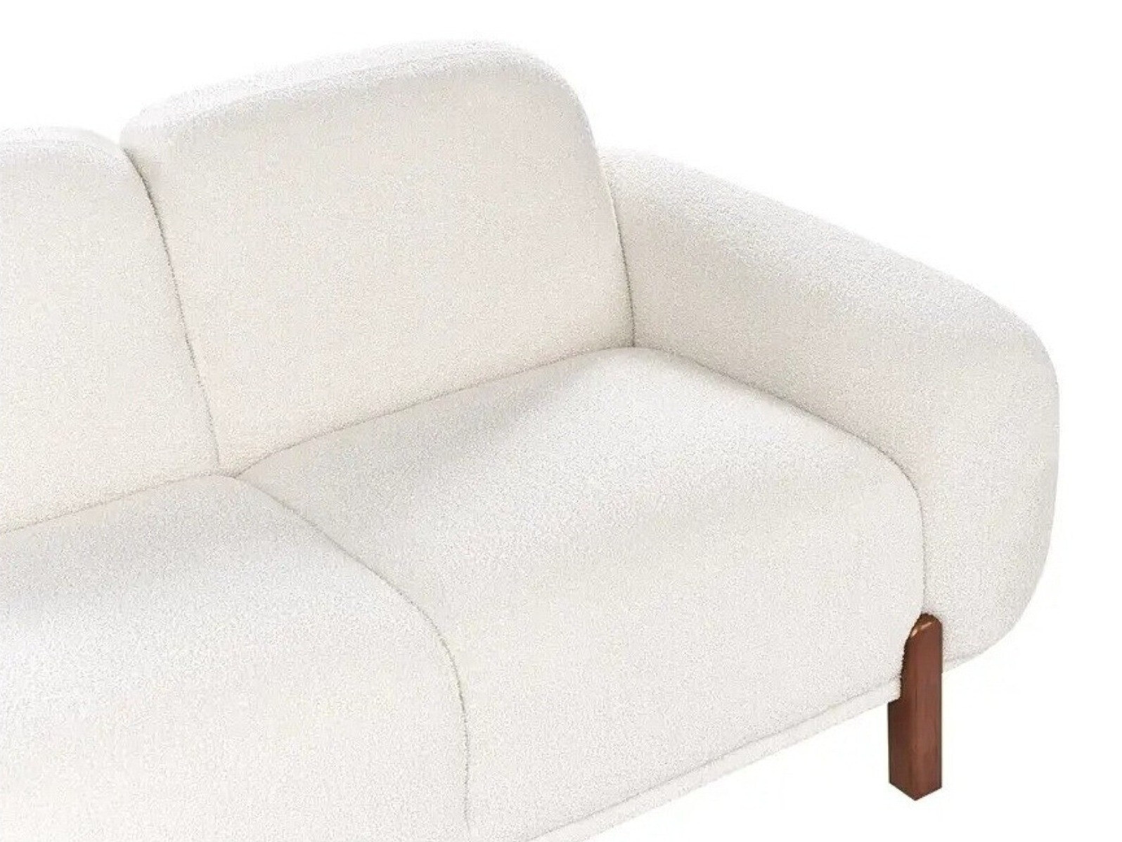 Σετ ταπετσαρισμένων επίπλων Berwyn 3307 (Άσπρο)