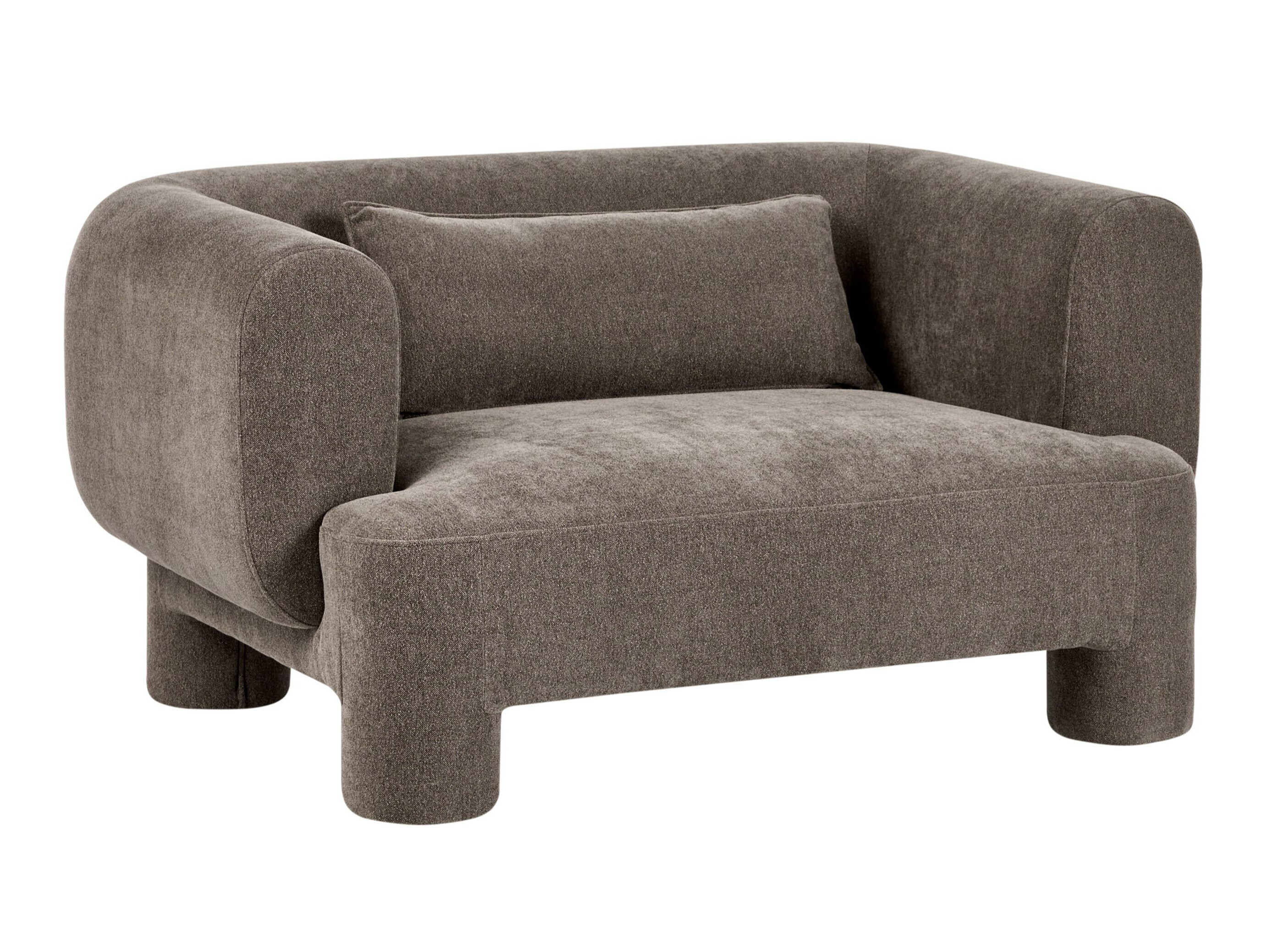 Καναπές Cavsali 100 (Καφέ)