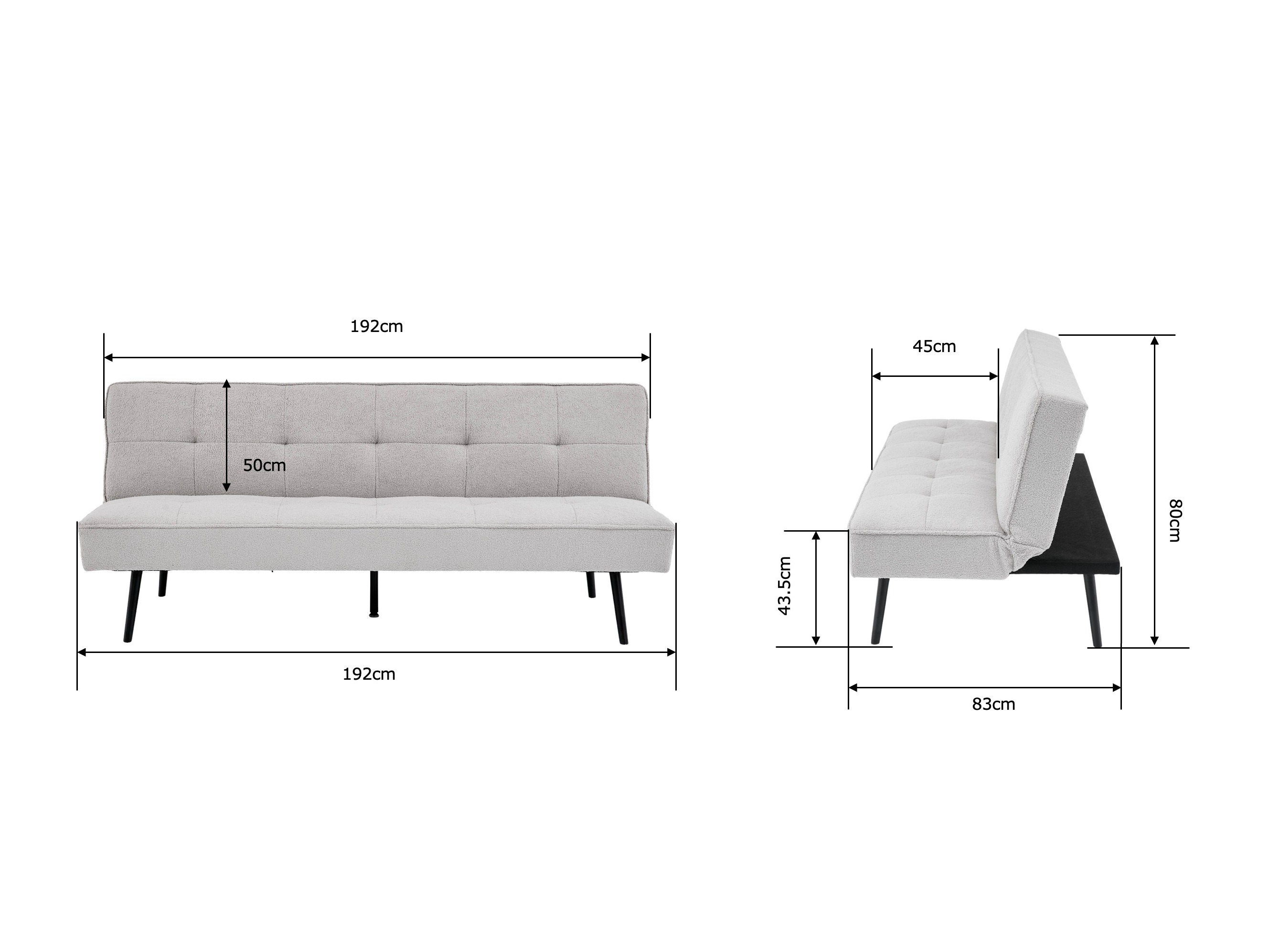 Sofa bed Comfivo Hilix (Quelle 02)