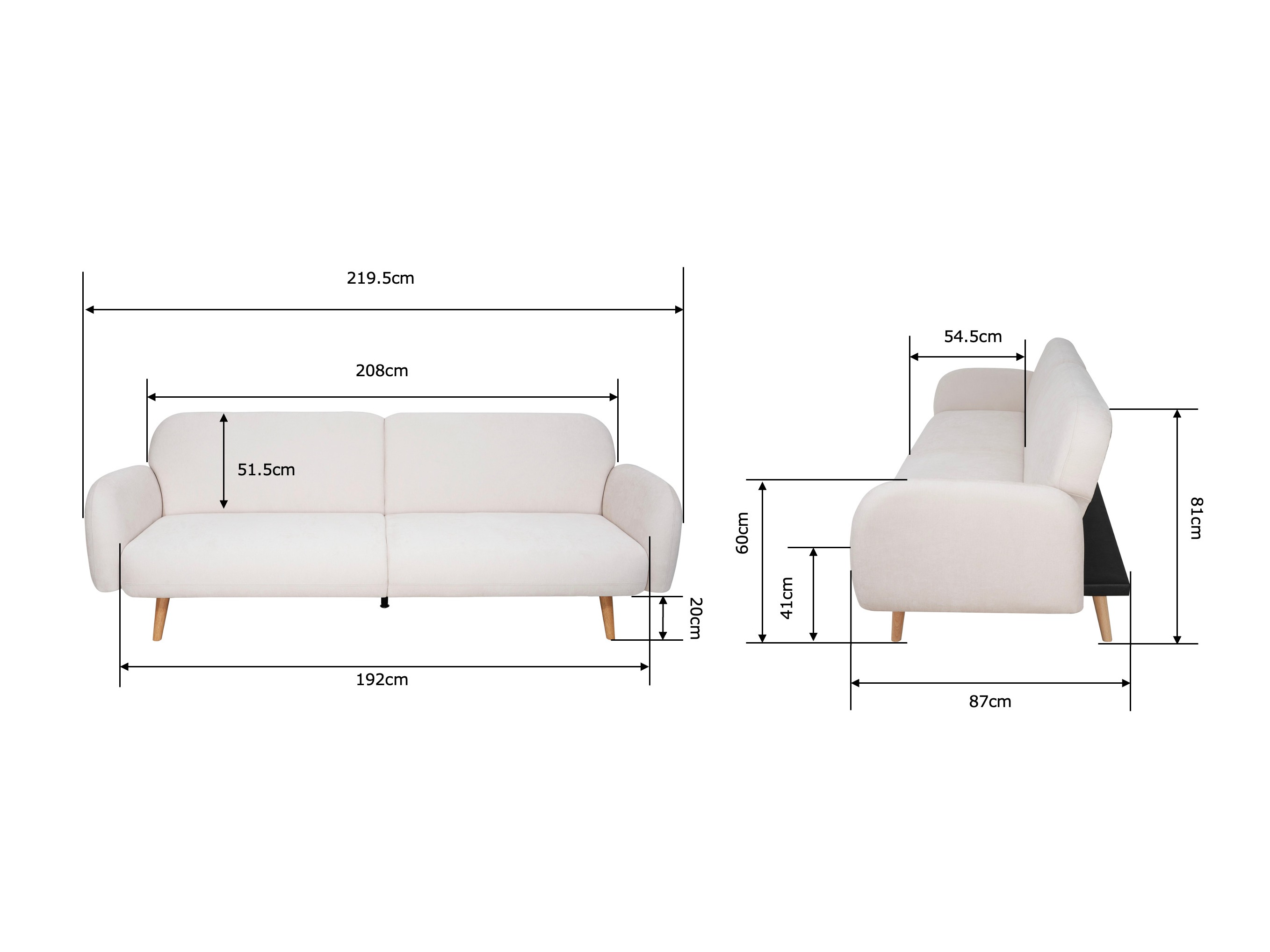 Sofa bed Comfivo Urbas (Maloy 11)