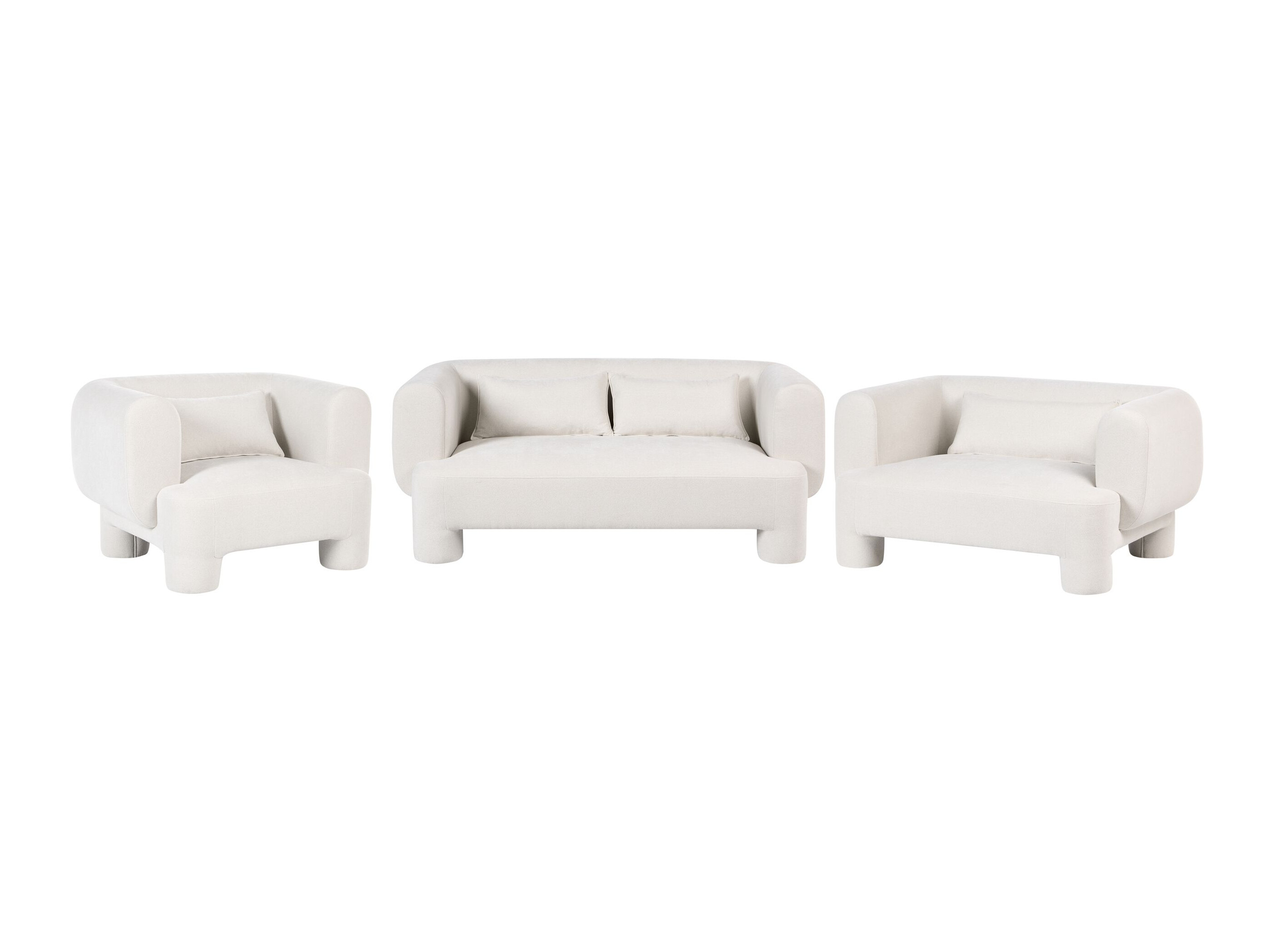 Upholstered furniture set Cavsali 104 (White)