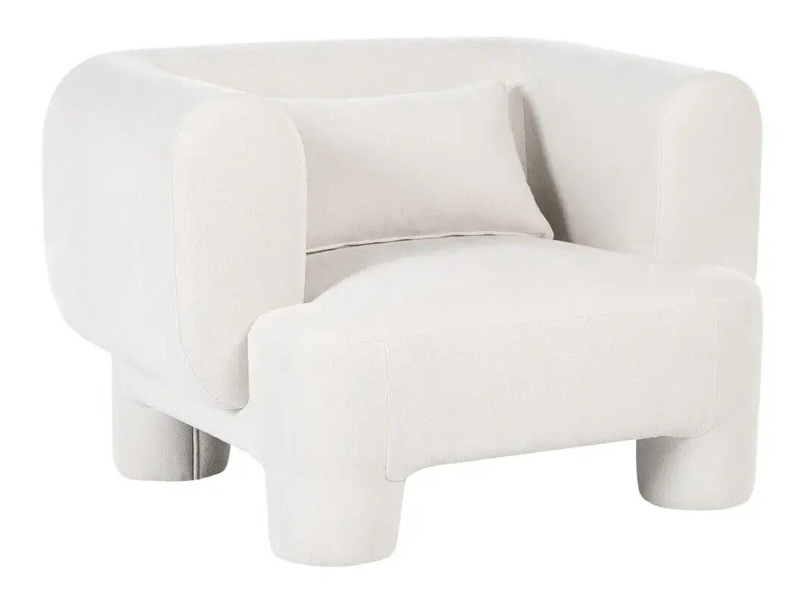 Σετ ταπετσαρισμένων επίπλων Cavsali 105 (Άσπρο)