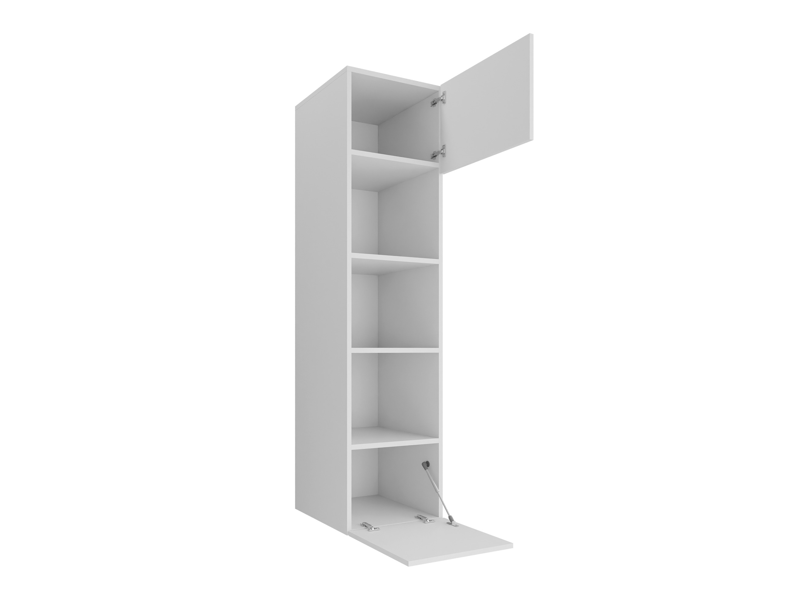 Living room set Comfivo Salix II (White + White marble)
