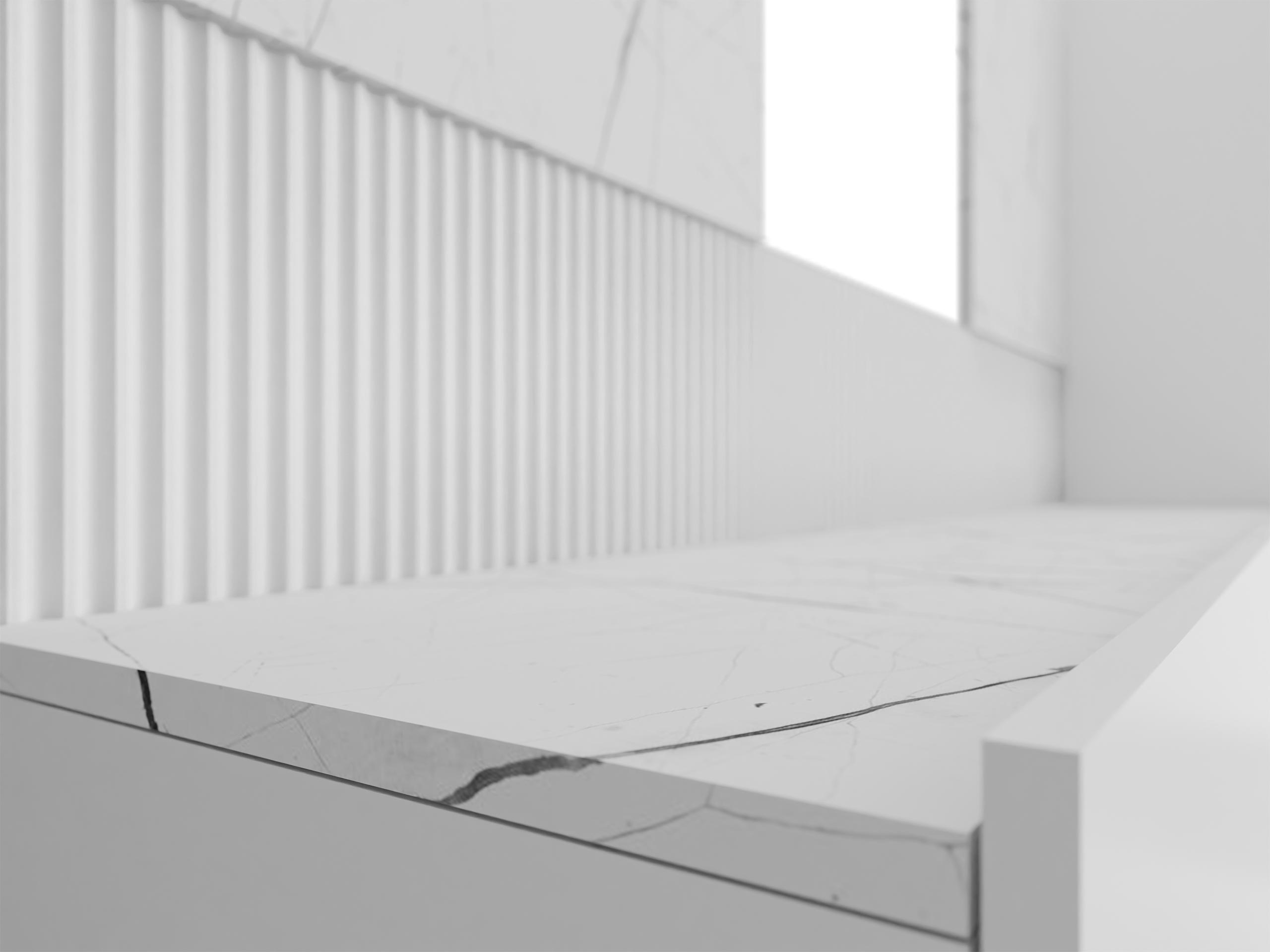 Σετ επίπλων σαλονιού Comfivo Salix I (Καρυδί + Ανοιχτόχρωμη τραβερτίνη)