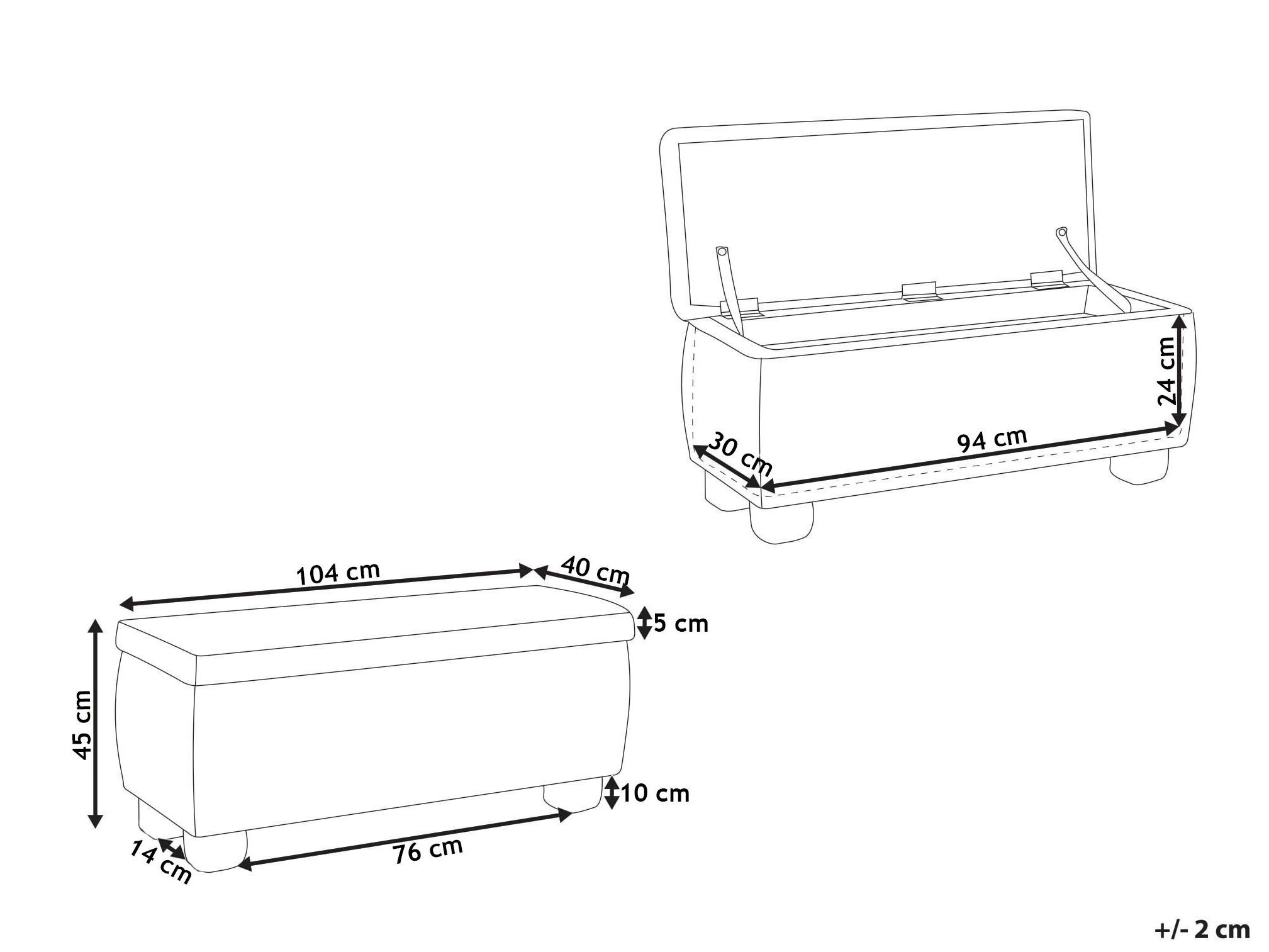 Ταμπουρέ Berwyn 3283 (Μπεζ)