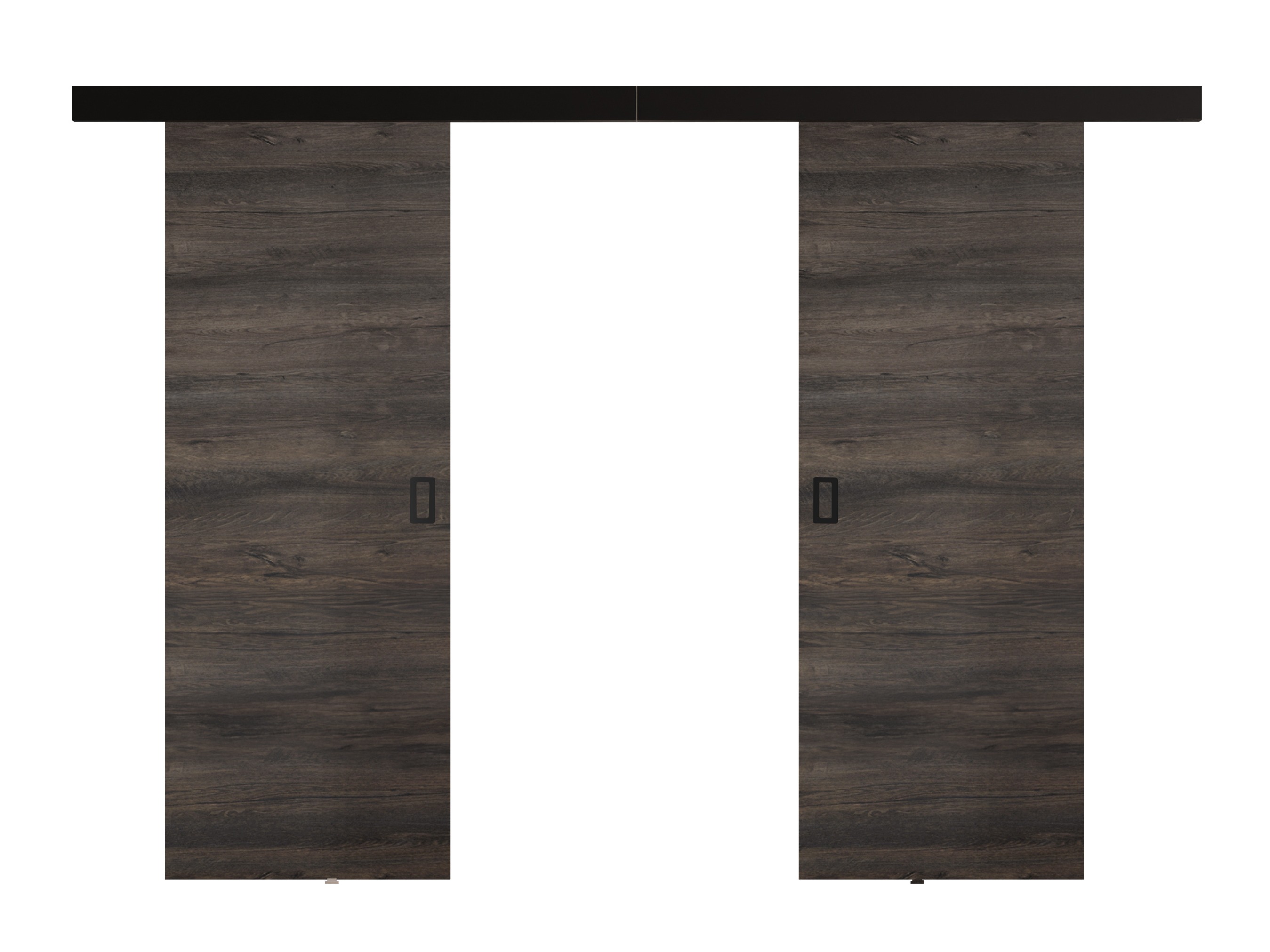 Συρόμενες πόρτες Dover 198 (Σκούρα φλαμουριά)