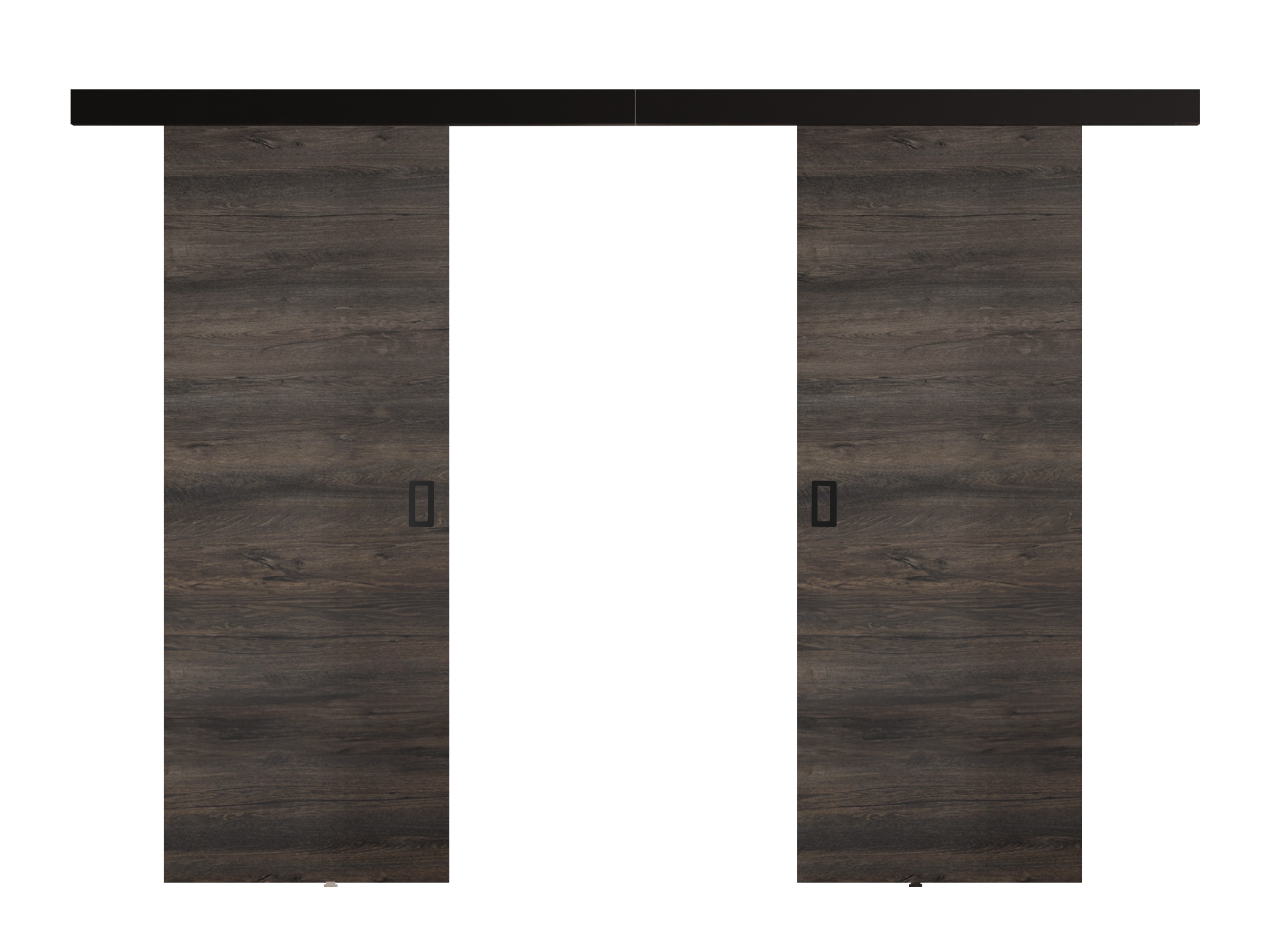 Συρόμενες πόρτες Dover 199 (Σκούρα φλαμουριά)