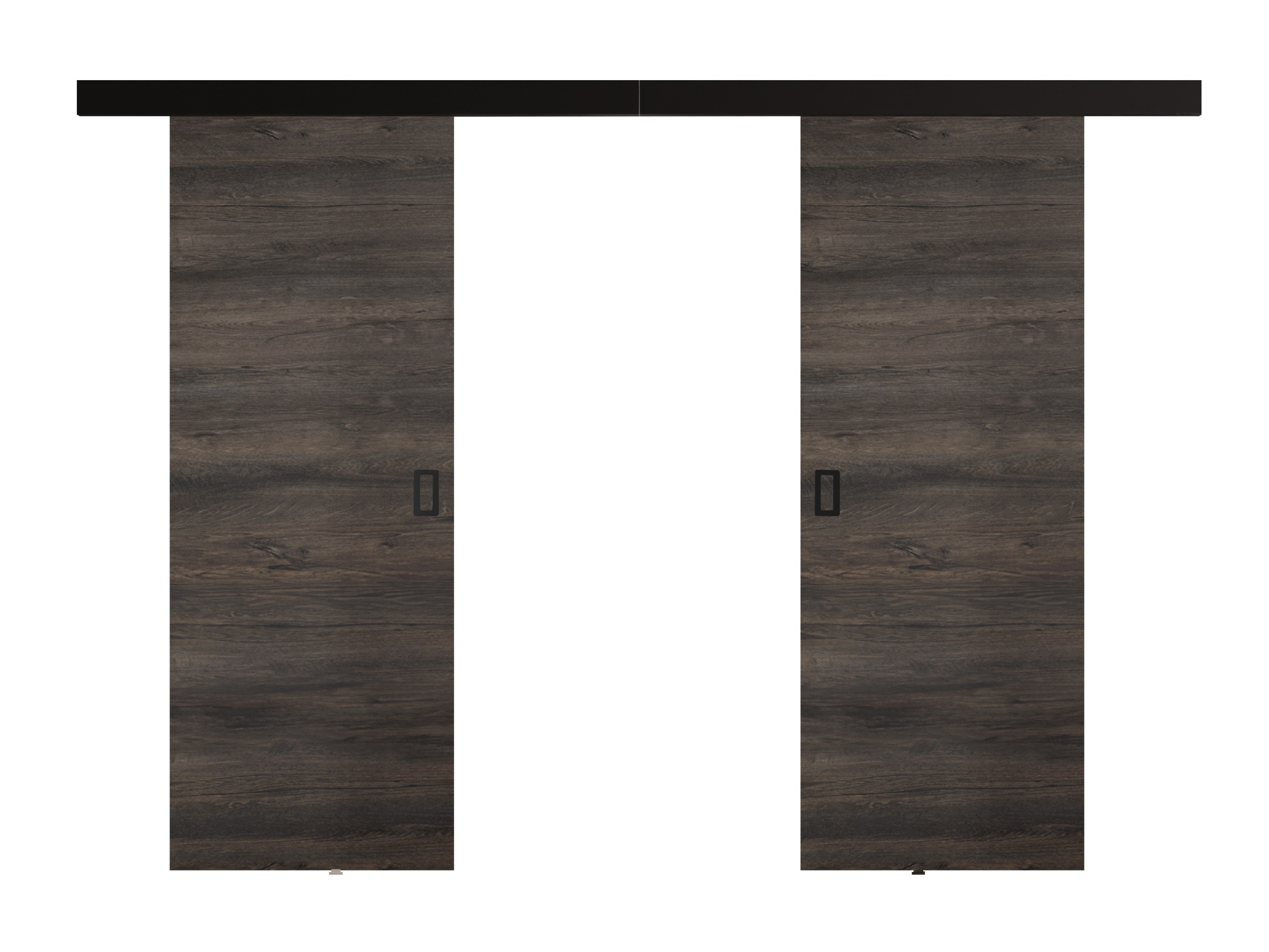 Συρόμενες πόρτες Dover 200 (Σκούρα φλαμουριά)