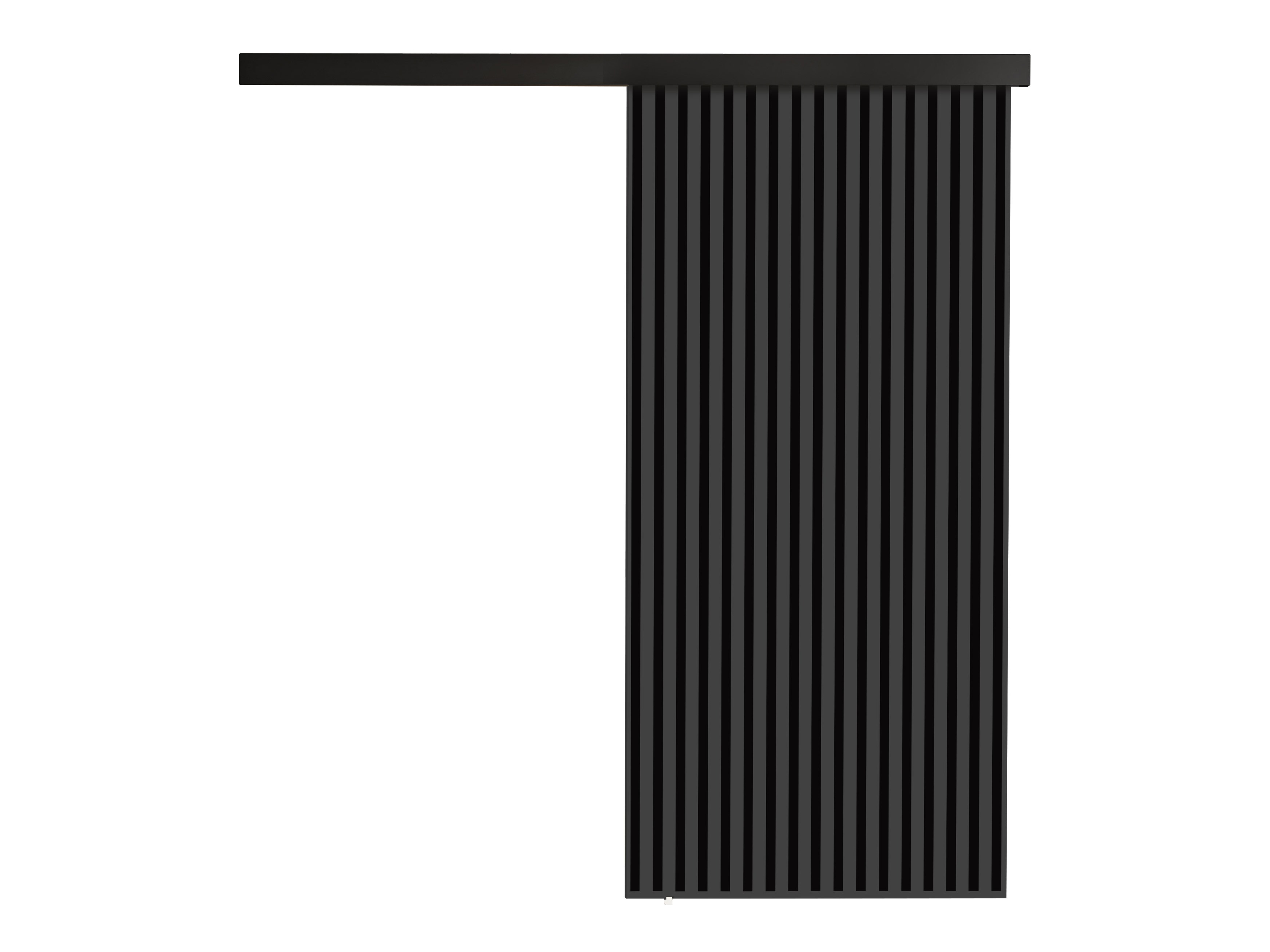 Συρόμενες πόρτες Dover 203 (Ανθρακί + Μαύρο)