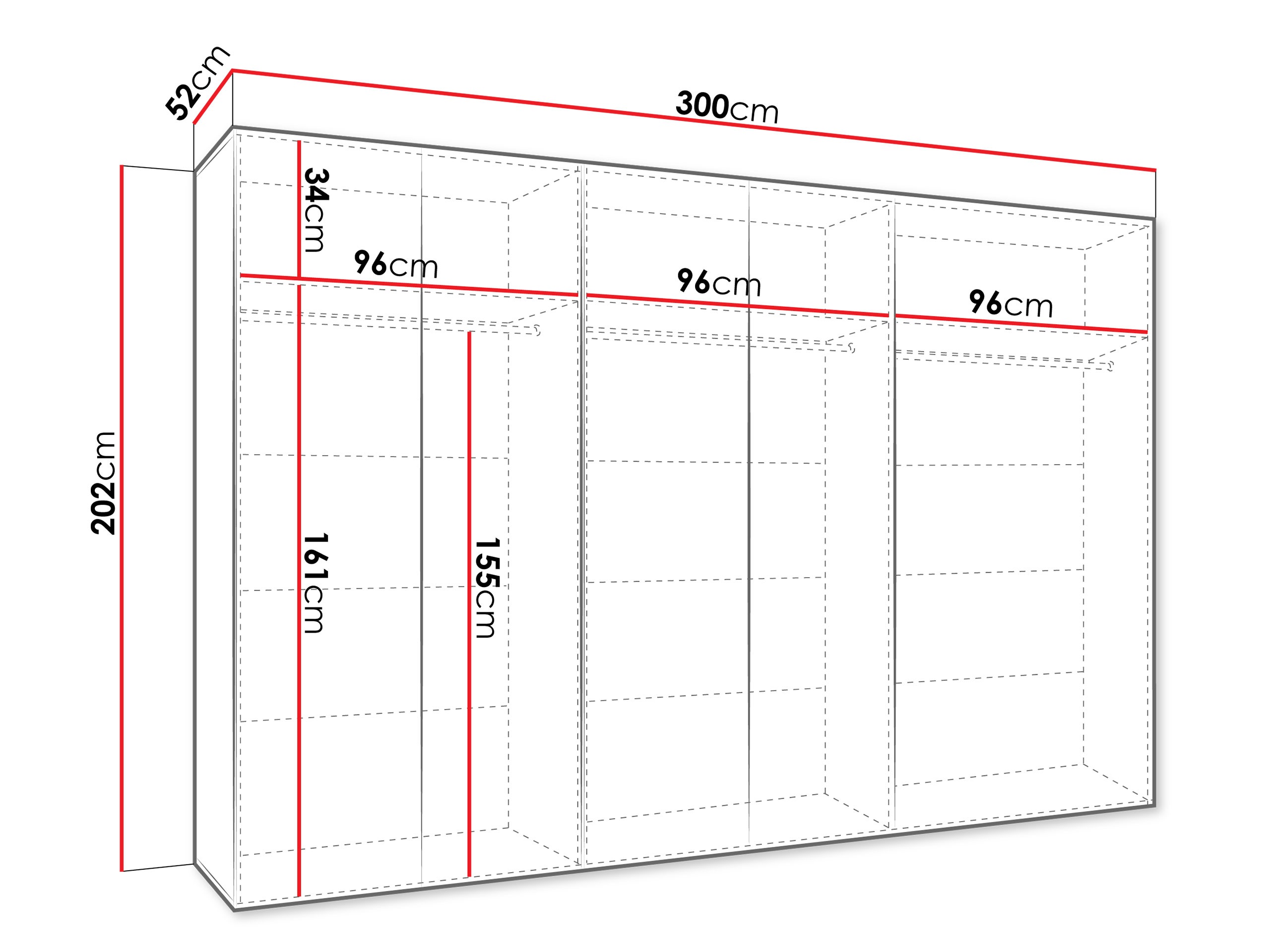 Ντουλάπα Hartford 596 (Κασμίρι)