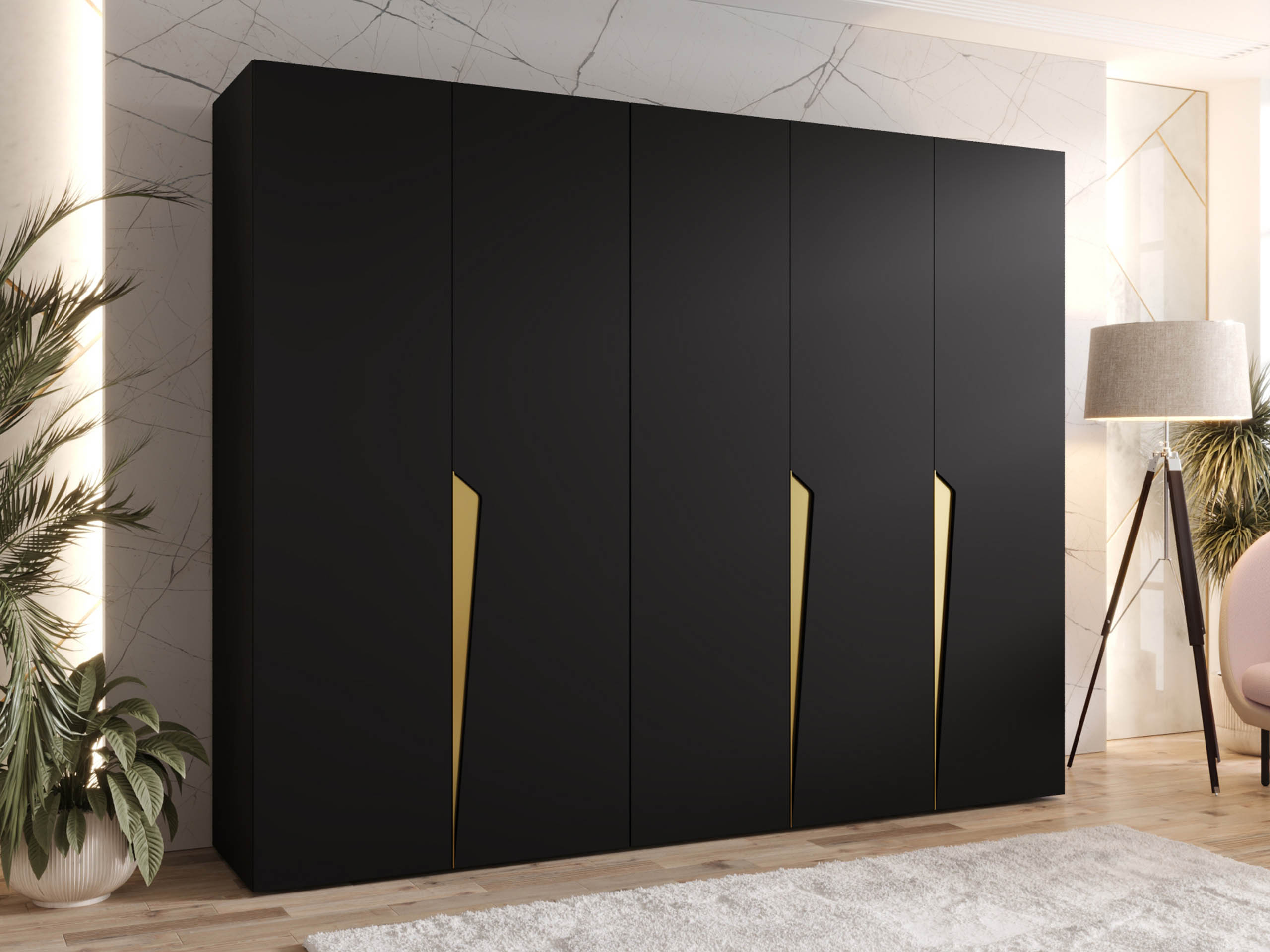 Wardrobe Hartford 606 (Black)