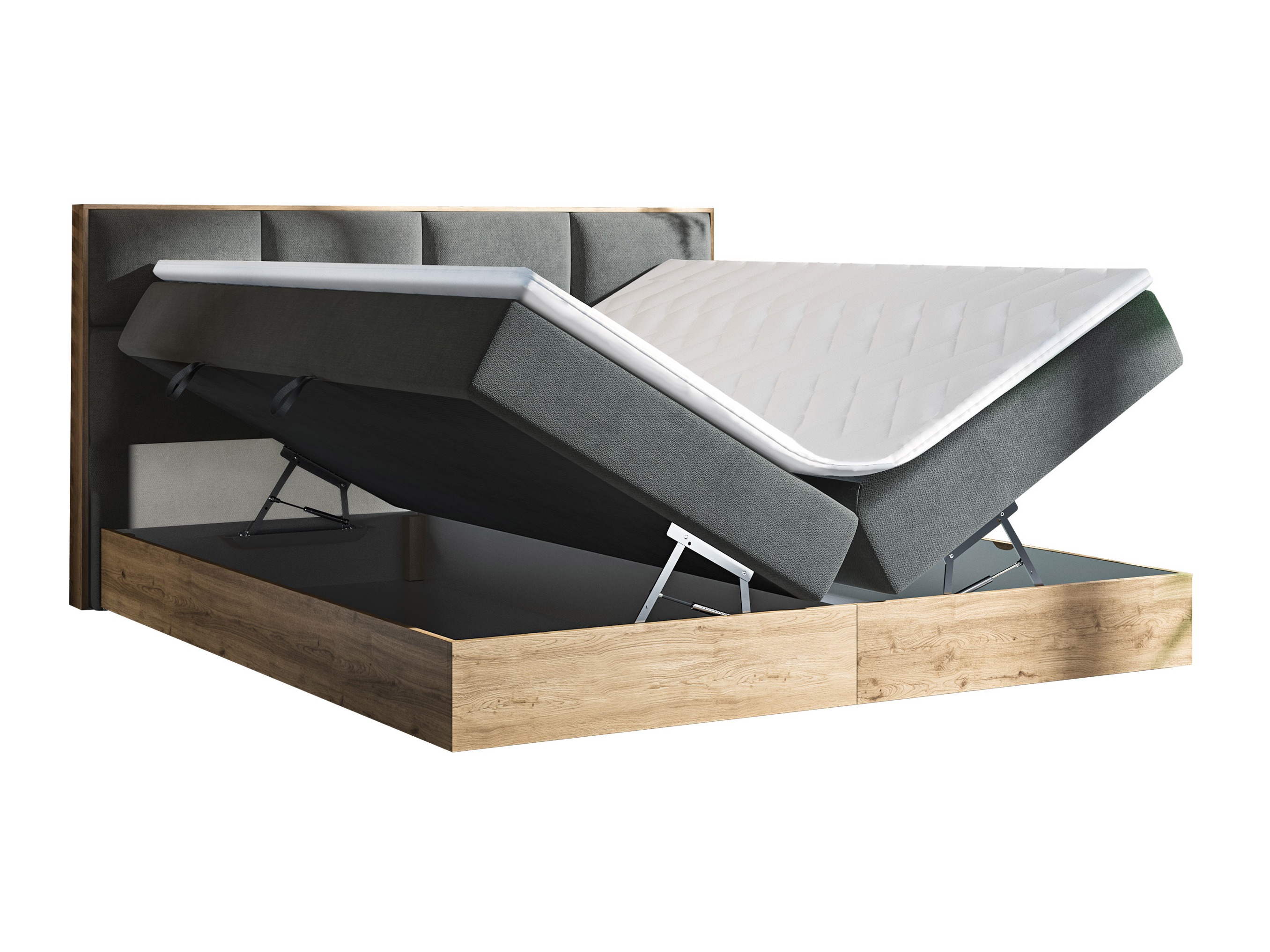 Continental bed ComfiDream Miraena (Golden oak + Soro 100)