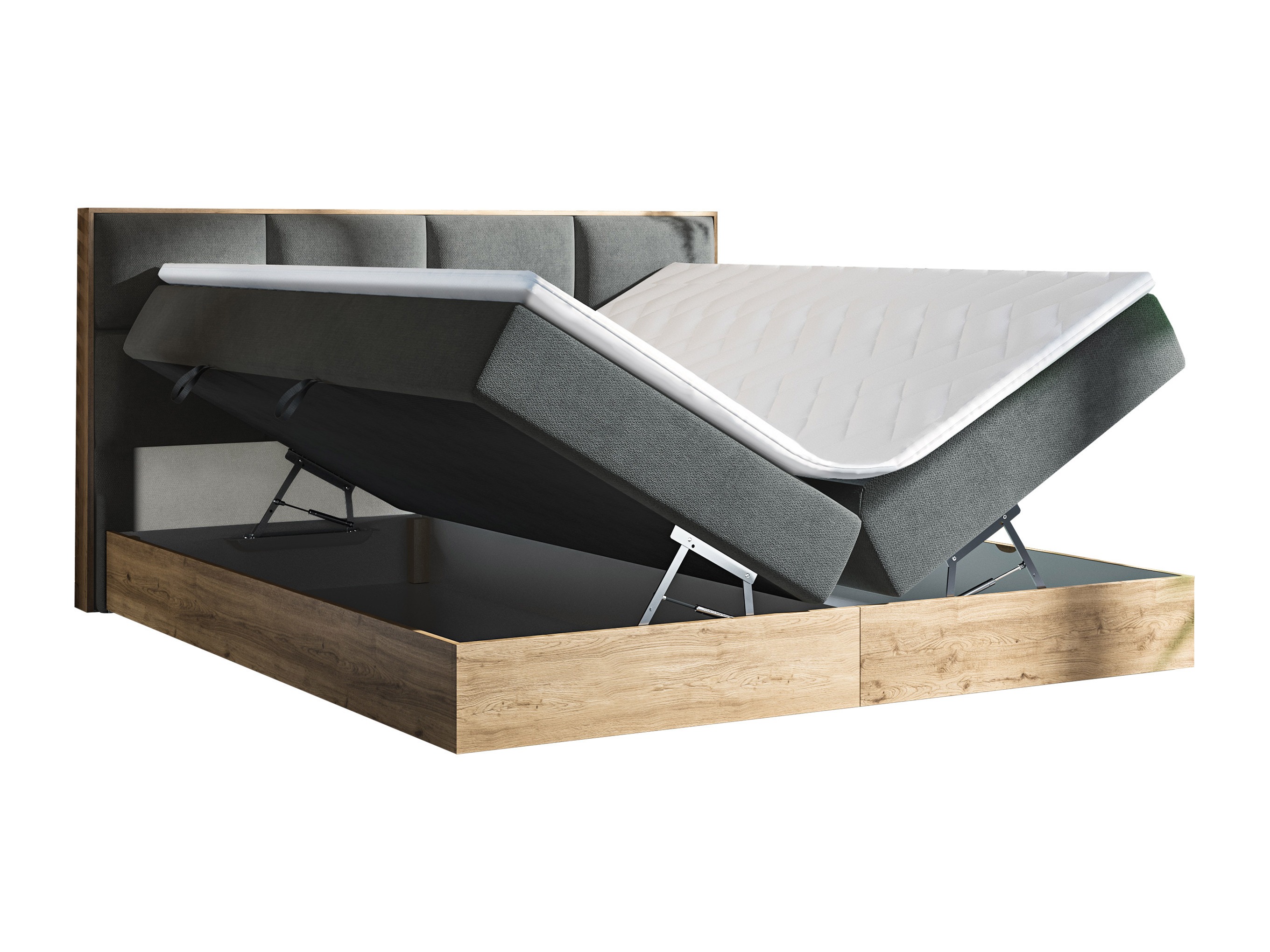 Continental bed ComfiDream Miraena (Golden oak + Soro 28)