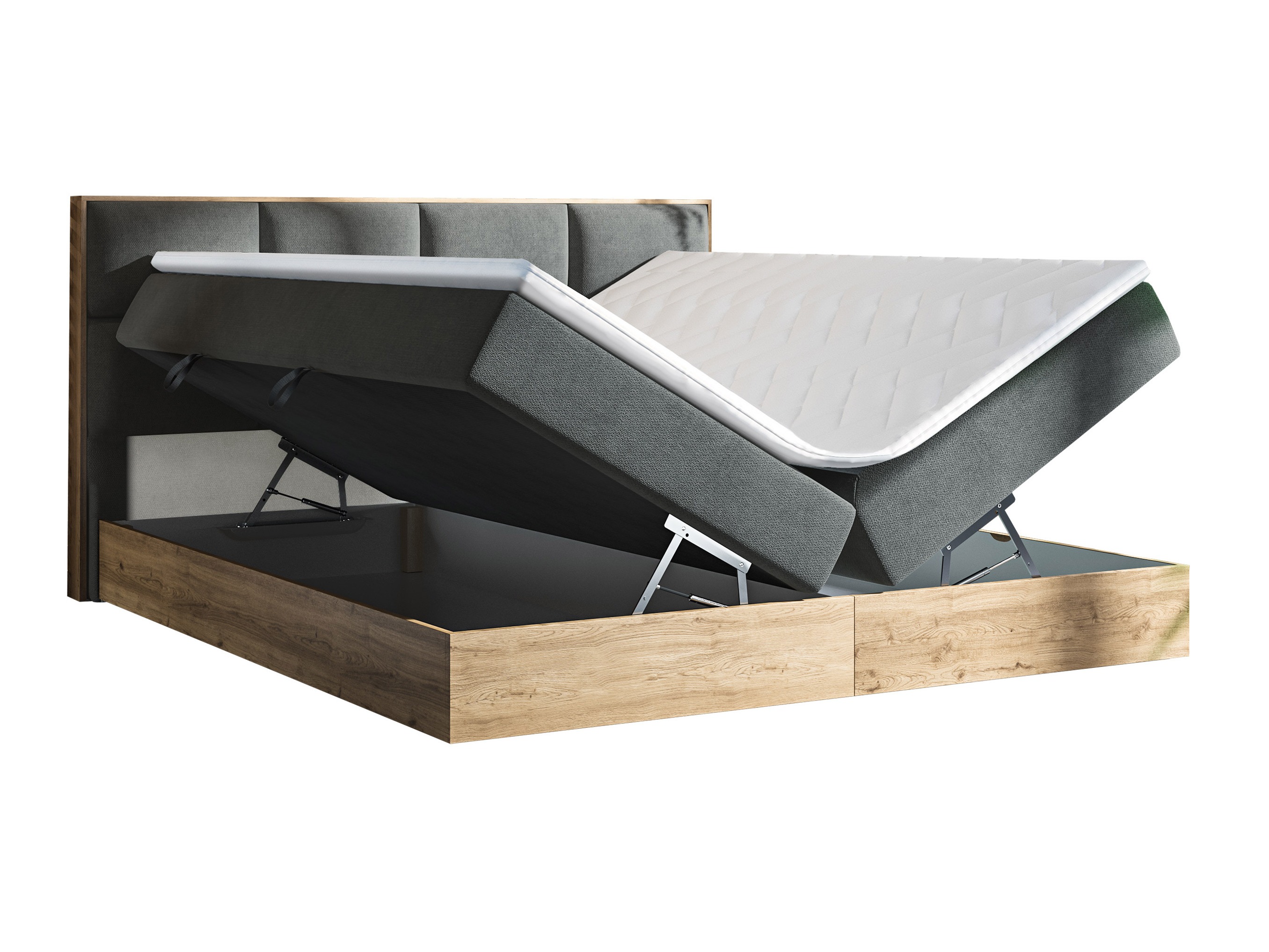 Continental bed ComfiDream Miraena (Golden oak + Soro 97)