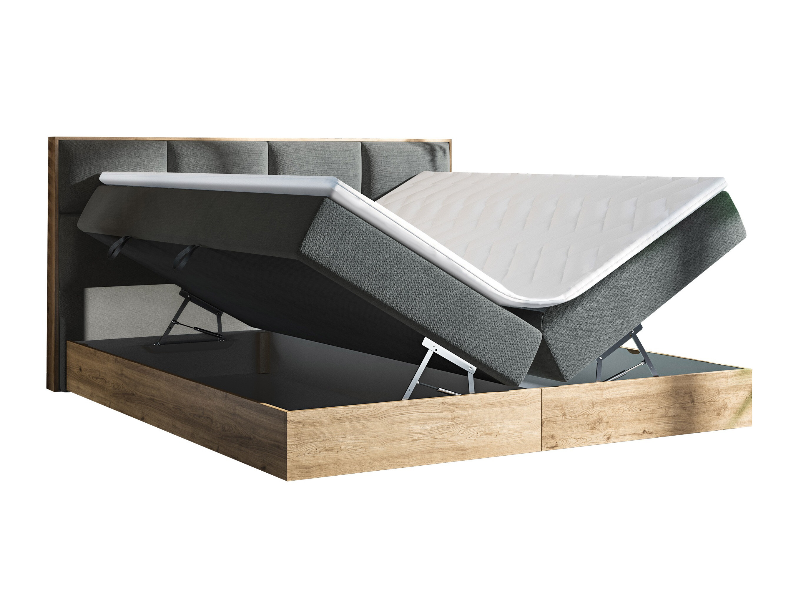 Continental bed ComfiDream Miraena (Golden oak + Soro 97)