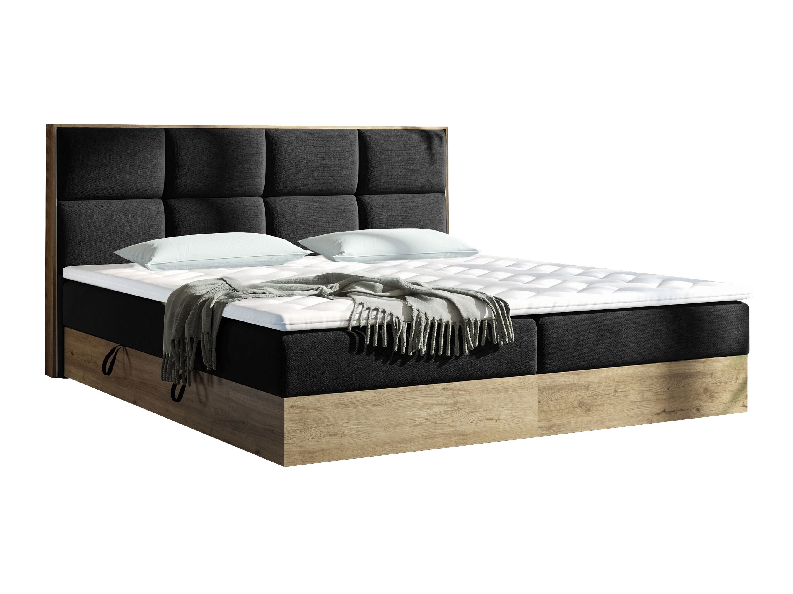Κρεβάτι continental ComfiDream Miraena (Χρυσή βελανιδιά + Soro 100)