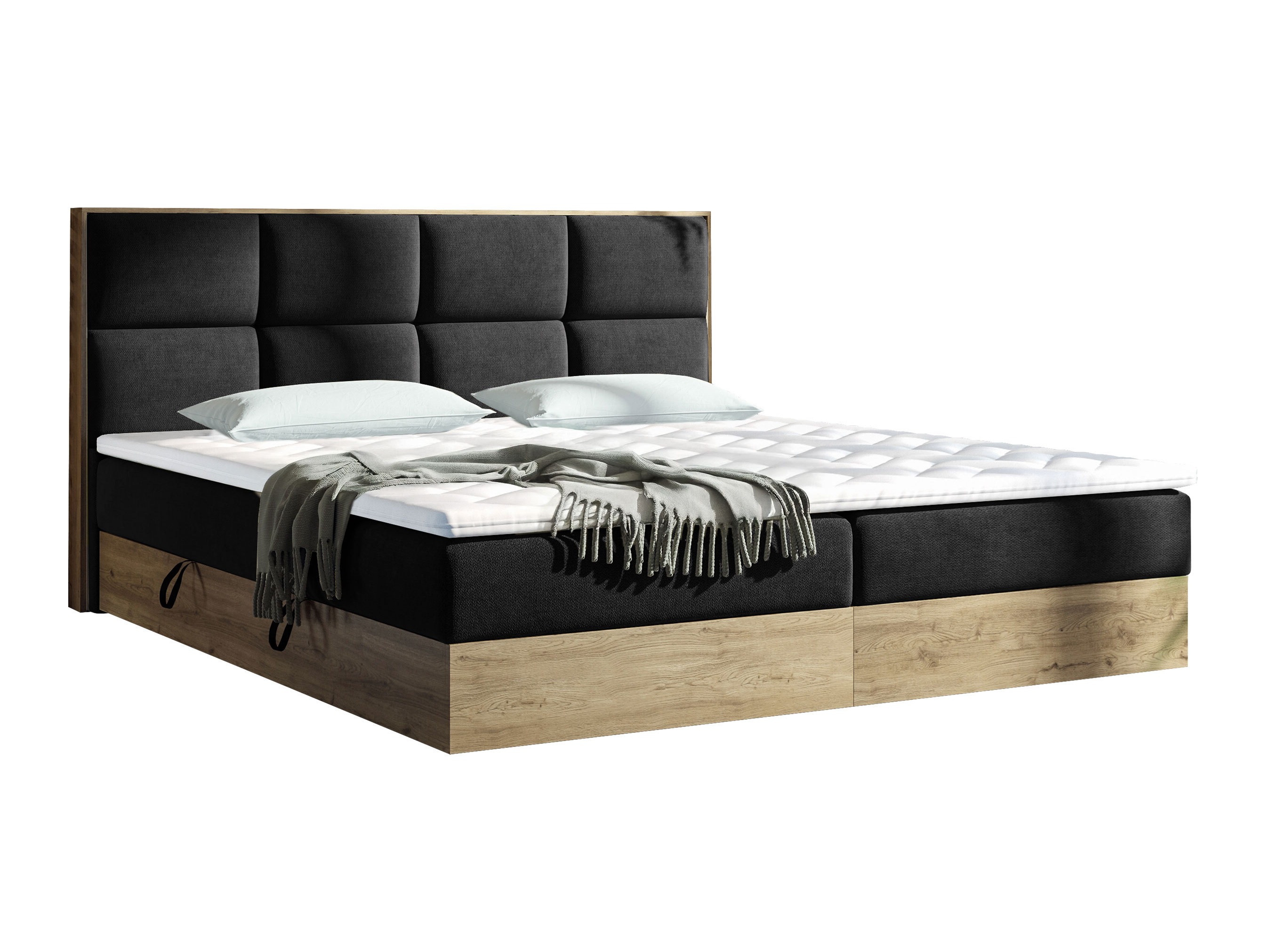 Κρεβάτι continental ComfiDream Miraena (Χρυσή βελανιδιά + Soro 100)