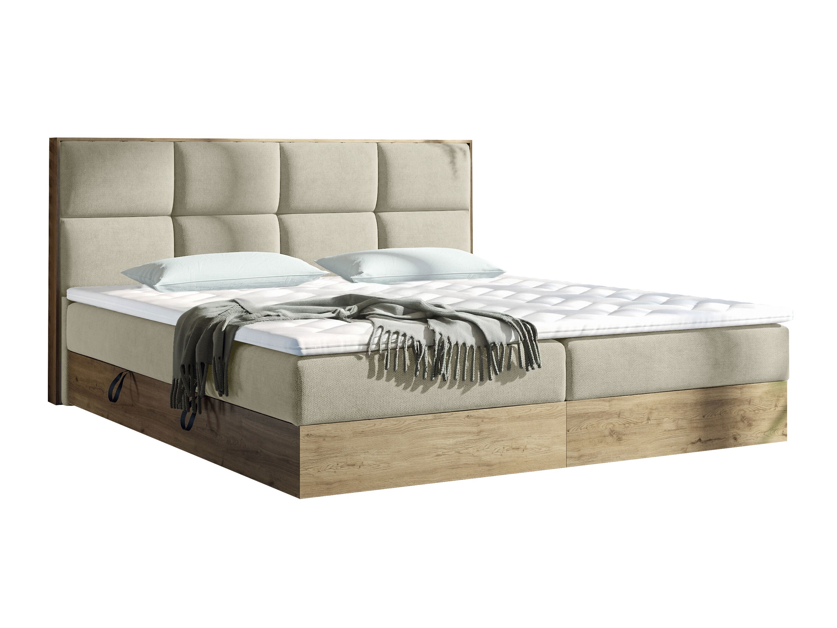 Κρεβάτι continental ComfiDream Miraena (Χρυσή βελανιδιά + Soro 21)