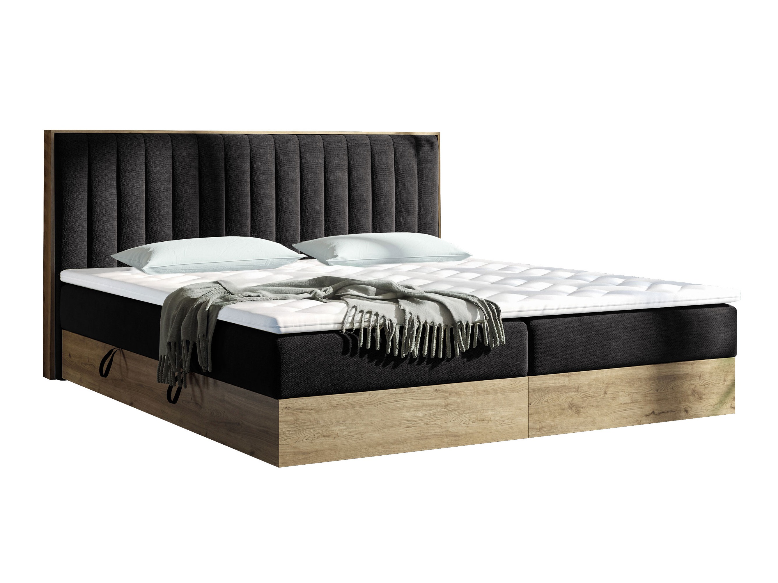 Κρεβάτι continental ComfiDream Odelra (Χρυσή βελανιδιά + Soro 100)