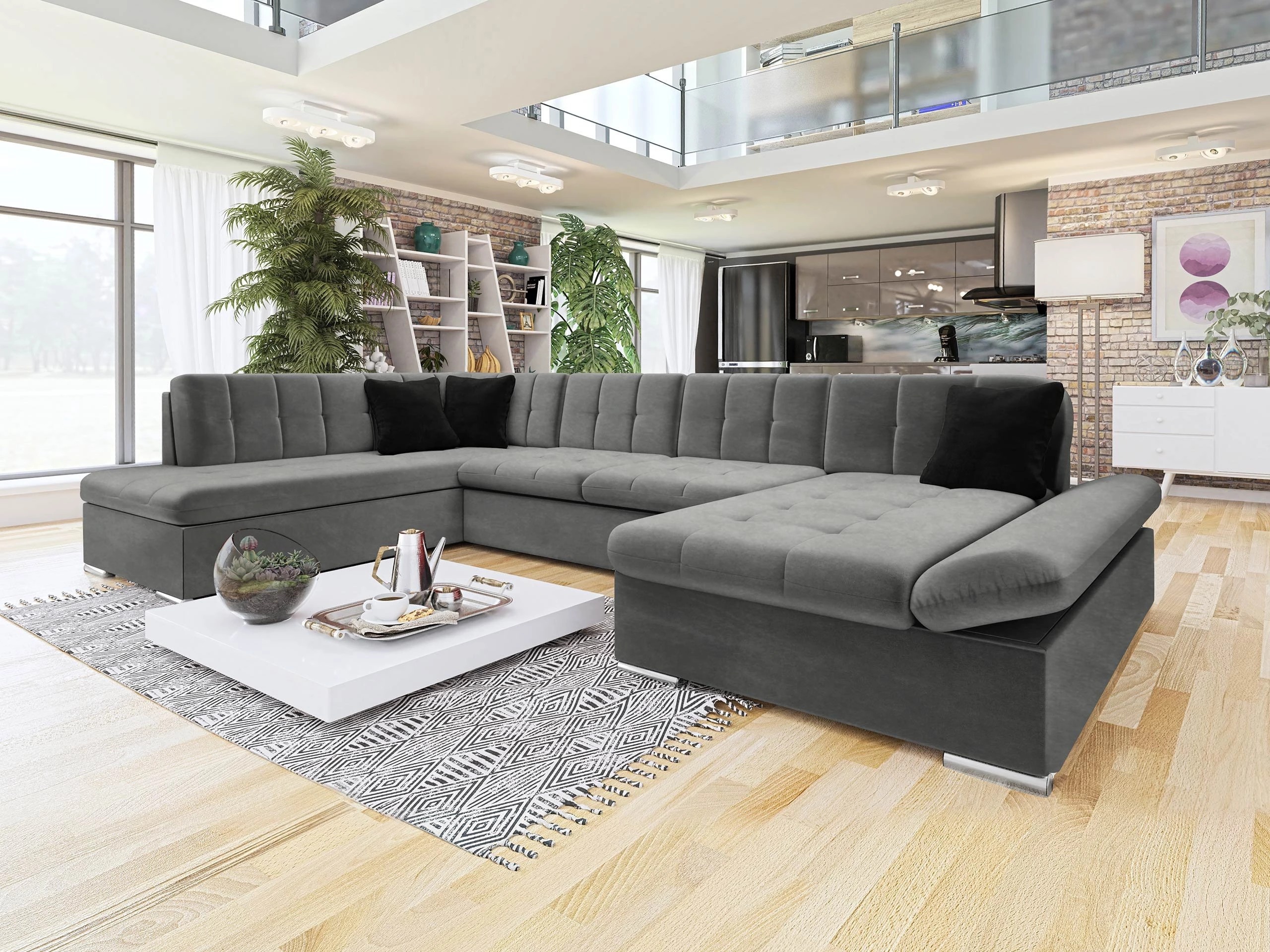 Γωνιακός Καναπές Comfivo Tilia I (Magic Velvet 2217 + Magic Velvet 2219)